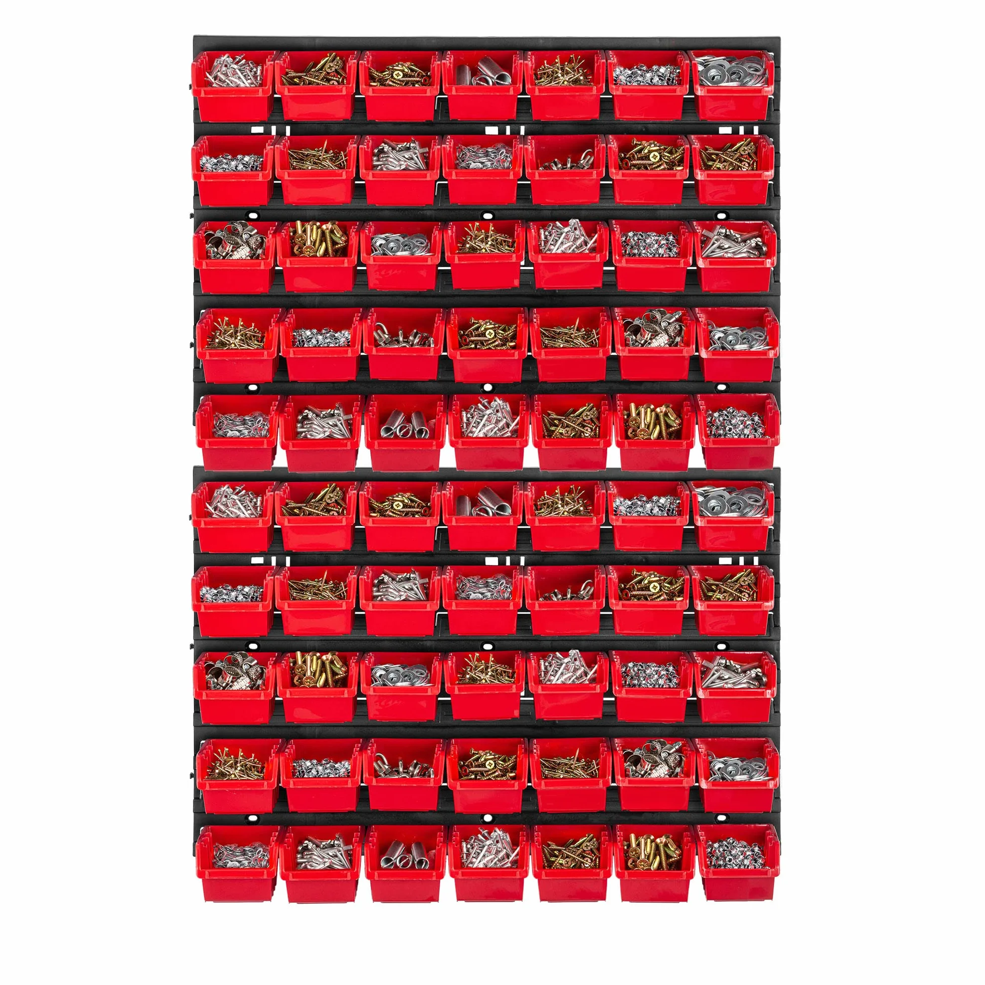 KADAX Regał ścienny warsztatowy, 58 x 78 cm, system magazynowy z wytrzymałego tworzywa sztucznego, odporny na promieniowanie UV, regał warsztatowy, rozszerzalne płyty ścienne, regał do garażu