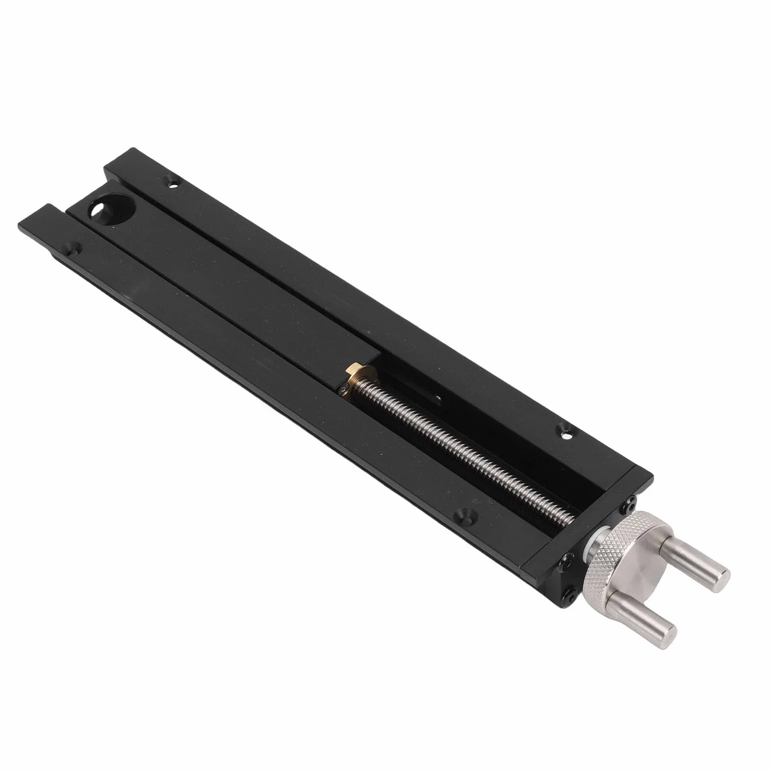 Generic Imadło Końcowe Stołu do Obróbki Drewna Solidny Zacisk Szybkozłączny ze Stopu Aluminium dla Entuzjastów Rzemiosła Profesjonalni Inżynierowie Skok 0-110 Mm Otwór Stołowy 20 Mm