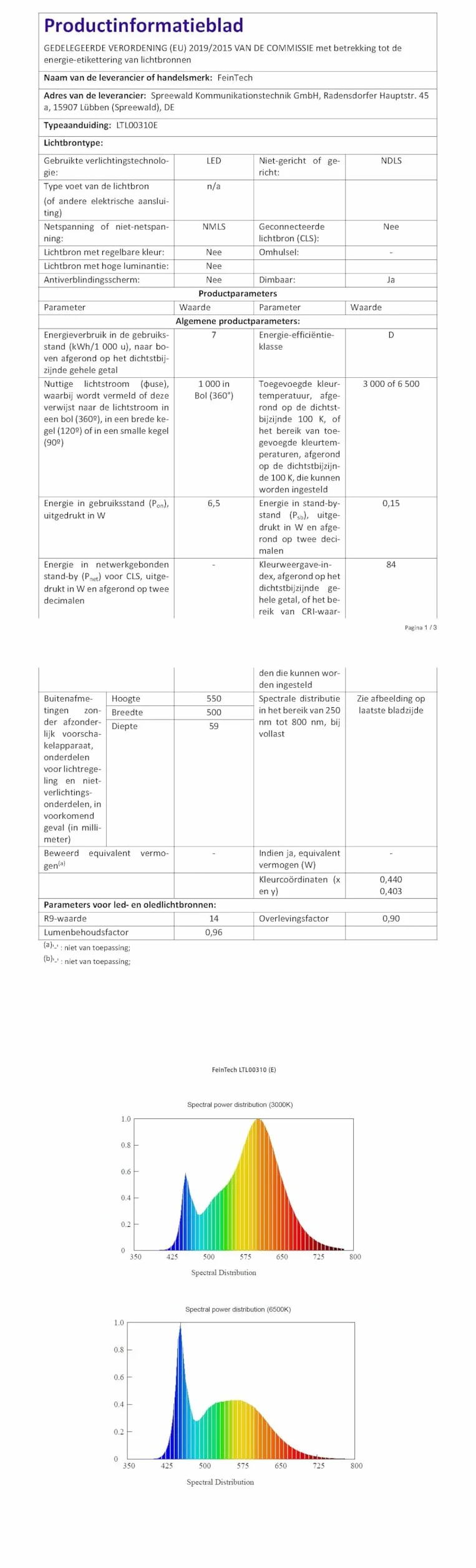Lampa biurkowa LED 50 cm 600 lm ściemniana podstawa zaciskowa