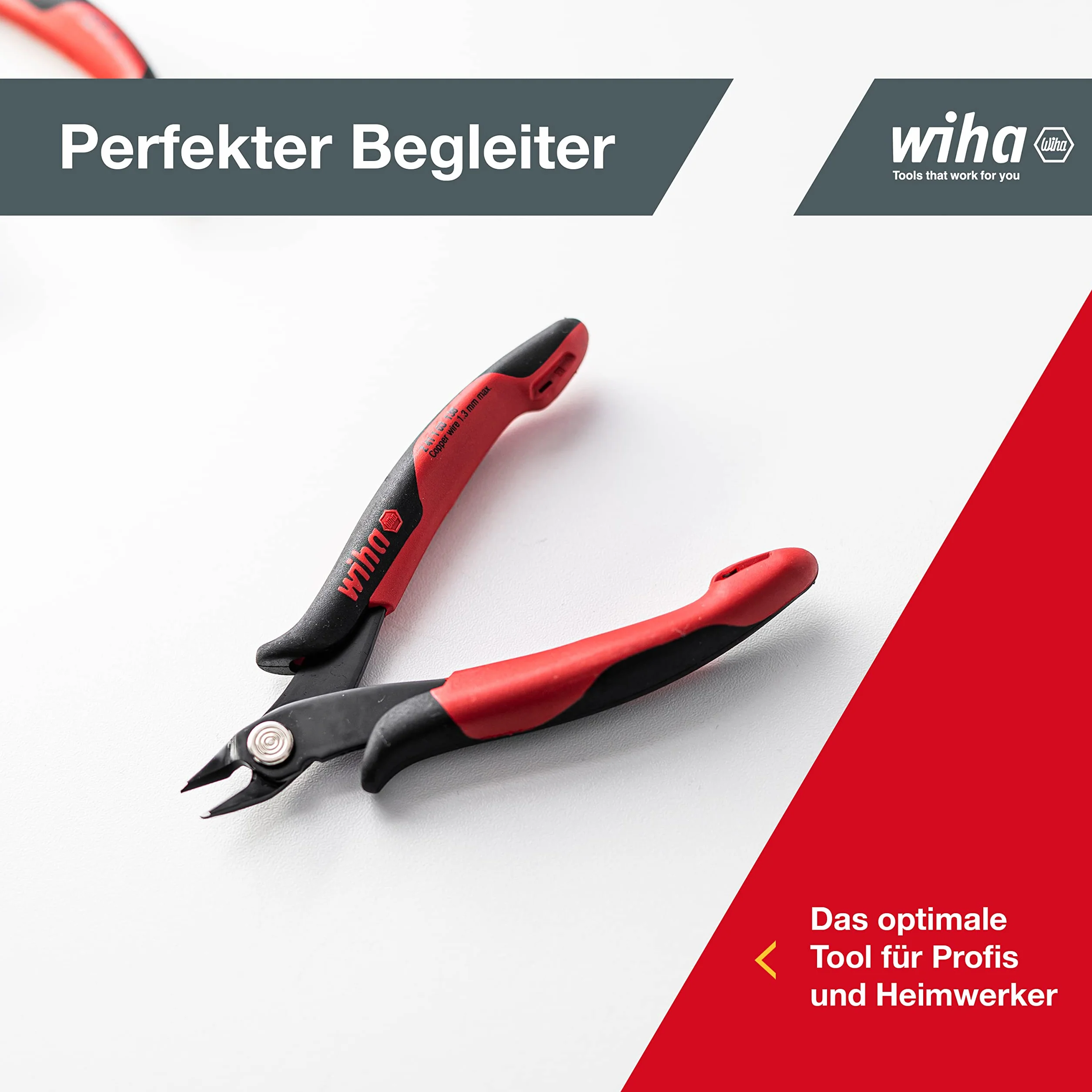 WIHA 26818 - Elektroniczne cięcia przekątne Z 41 1 03 138 mm Elektroniczne Ref. Z41113803