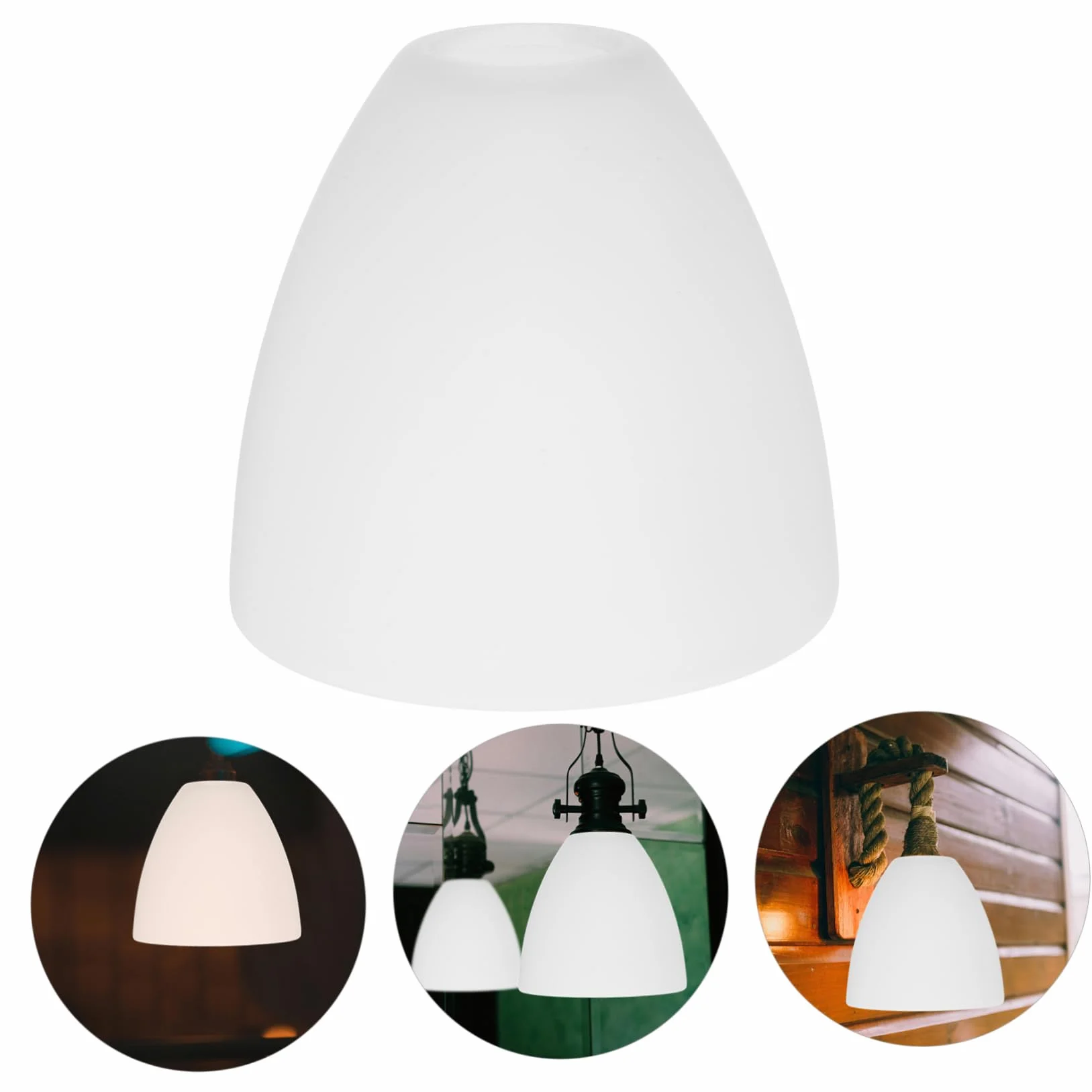 Klosze Szklane Zamienne Do Lamp Wiszących Klosze Misowe Do Żyrandoli Proste Akcesorium Do Abażuru