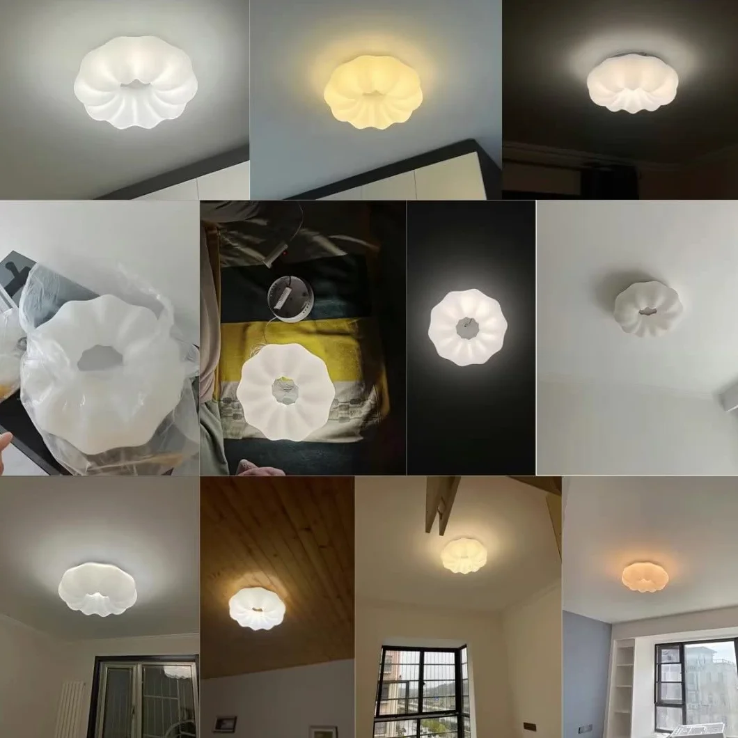 Żyrandol w chmurze LED chmura lampa sufitowa lampa sufitowa do pokoju dziecięcego, do sypialni, salonu, 15 W, 3 oświetlenie, 11,9''