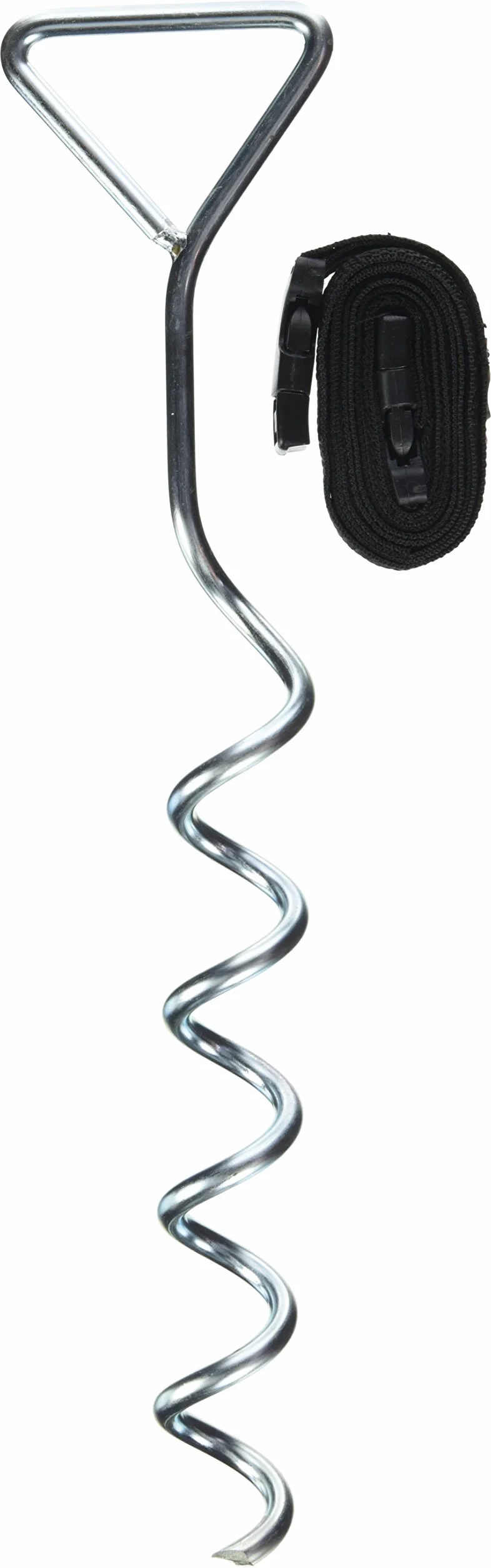 HUDORA Anchor Set Zestaw Kotw Gruntownych do Trampoliny, Stalowy, 4 Sztuki, 65011