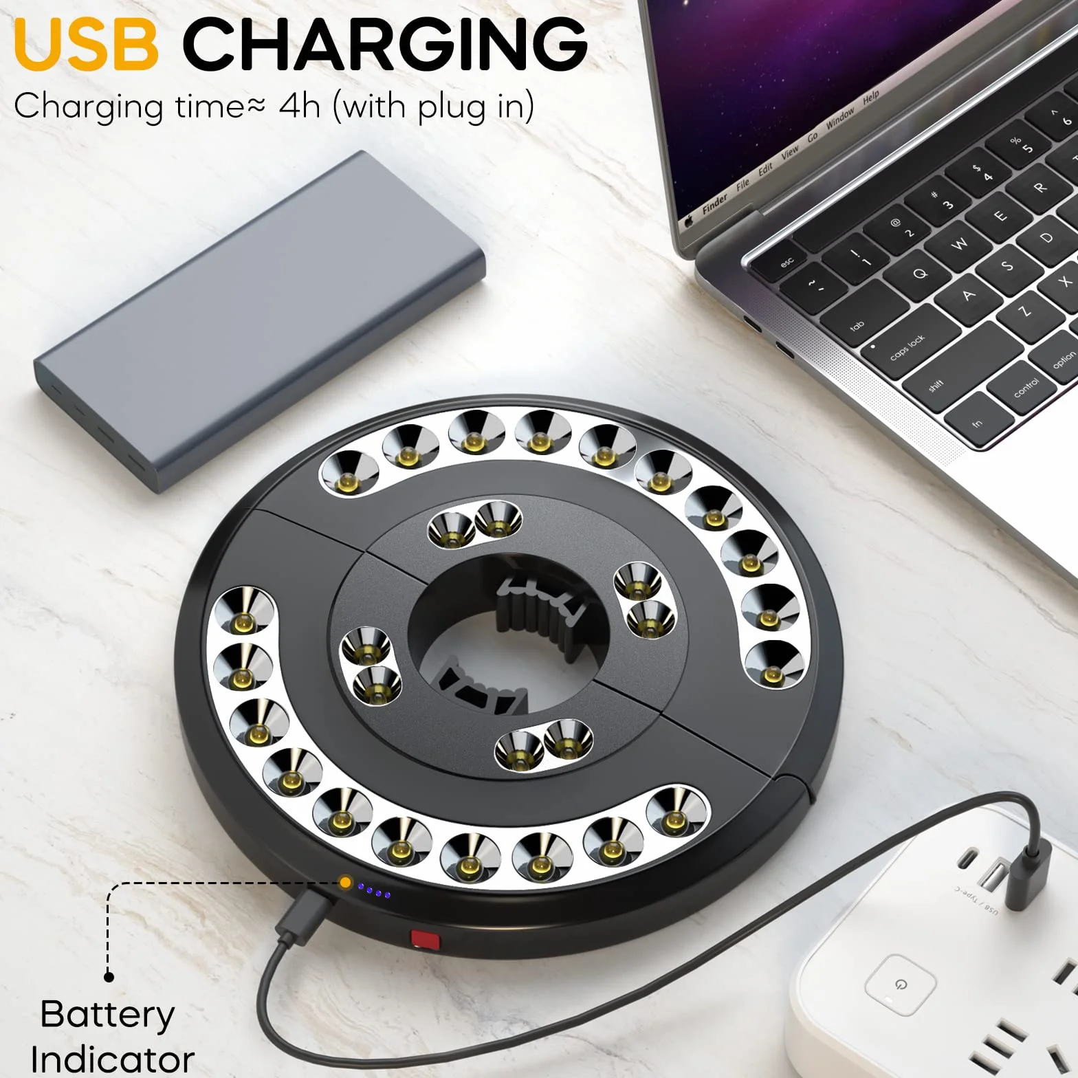 Lampy parasolowe, oświetlenie parasola, bezprzewodowe 28 lampek LED z 3 trybami oświetlenia, 4 baterie AA zasilane / ładowanie przez USB, do długotrwałego użytku bezprzewodowego na zewnątrz namioty kempingowe do oświetlenia (Warm)