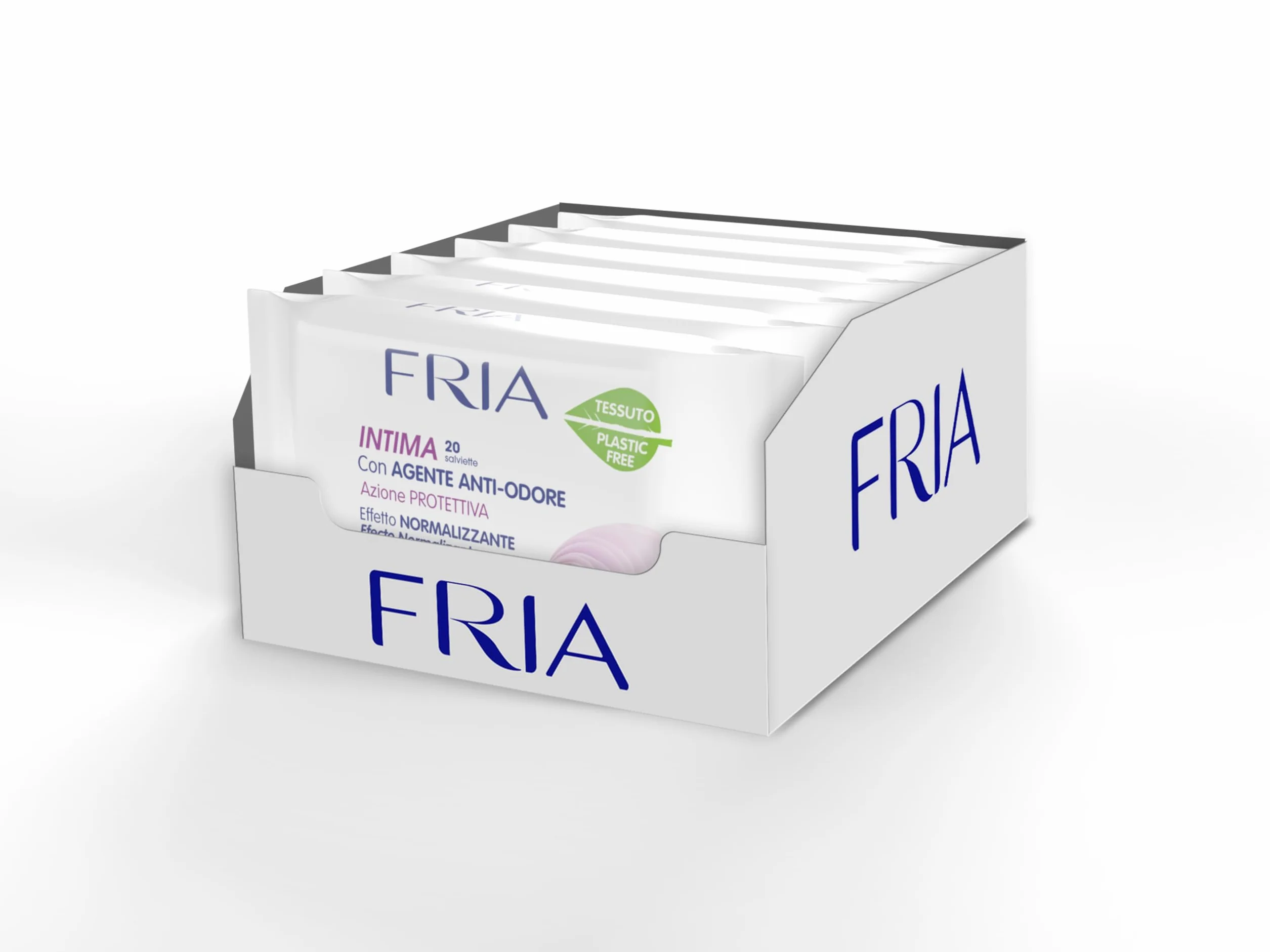 Fria Chusteczki ochronne do higieny intymnej z środkiem przeciwzapachowym, testowane ginekologicznie, tkanina do wyrzucania toalety, przetestowana dermatologicznie, ekonomiczne opakowanie 120