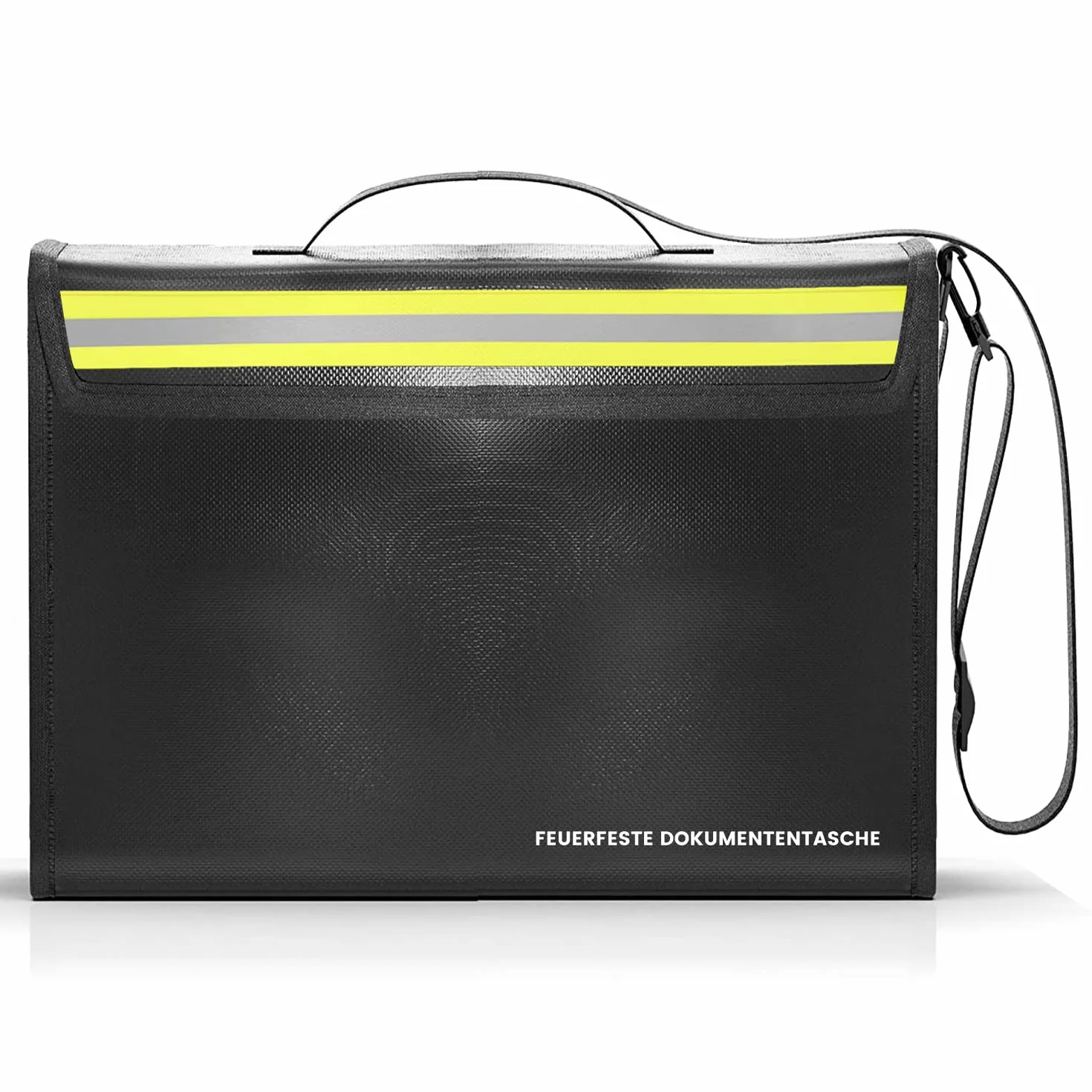Torba na dokumenty ognioodporna wodoszczelna 6 warstw 43x30x13 cm 4500°F odblaskowa