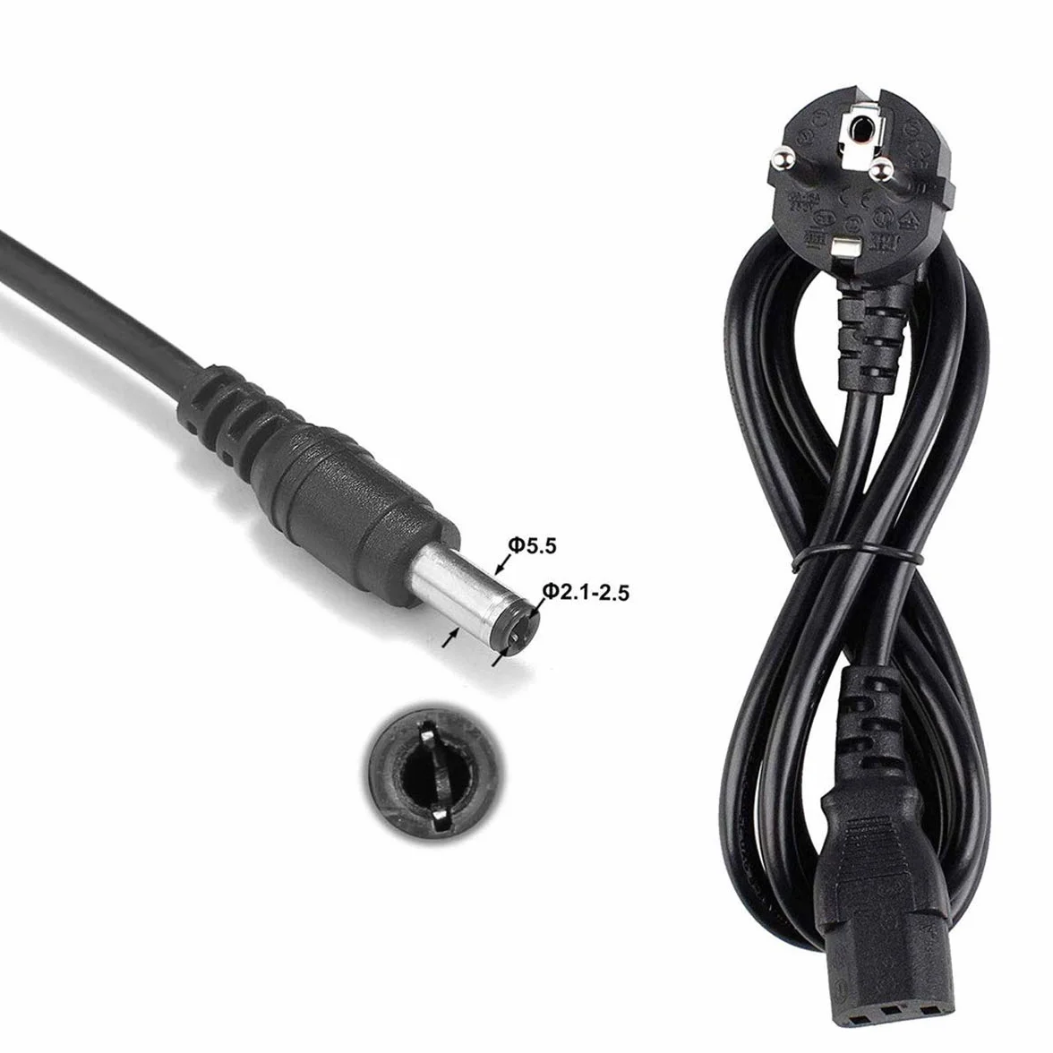 5V 10A Transformator zasilający 50W adapter zasilania 5,5 x 2,1/2,5mm do CCTV, kamery, routera, taśmy LED WS2812 WS2812B