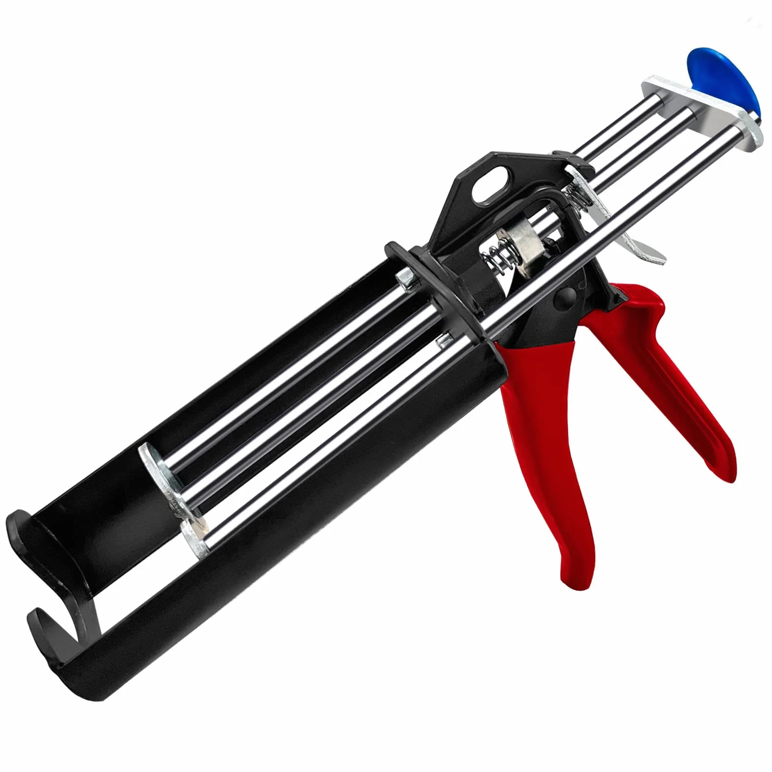 Podwójny pistolet epoksydowy do 200 ml / 200 ml, pistolet do uszczelniania kartridżów z podwójnym kartridżem, ręczny pistolet do klejenia z czarnym panelem (proporcja mieszania 2:1)