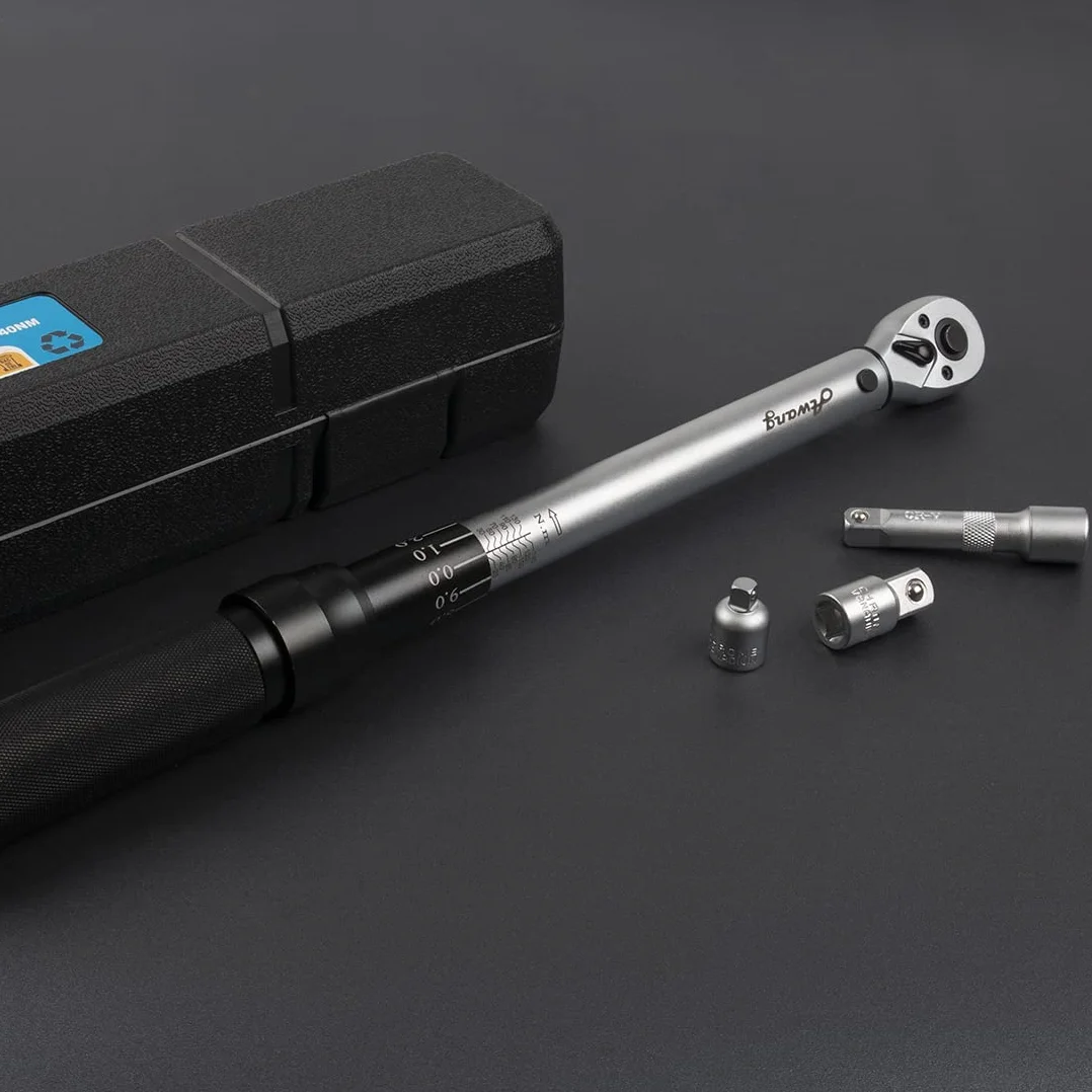 Awang Klucz dynamometryczny 3/8", 20-140 Nm do samochodu, motocykla, roweru, dokładność błędu ±3%, 72 zęby