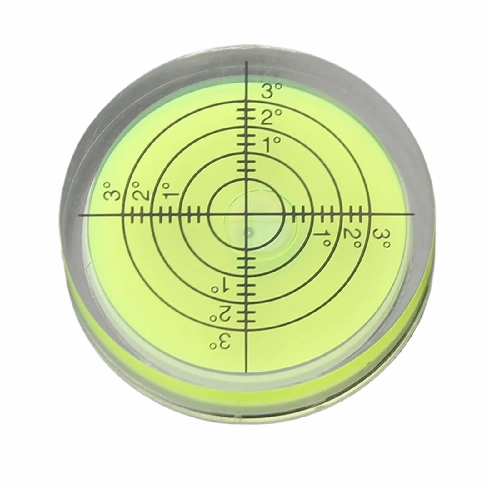 Akrylowa okrągła poziomica o średnicy 32 do 80 mm uniwersalna poziomica inklinometr koraliki poziomujące narzędzie 1 szt | Acrylic Circular Bubble Level Dia 32 to 80 mm Universal Spirit Level Nivel Bulb Inclinometer Leveling (YY-6012G-135D)
