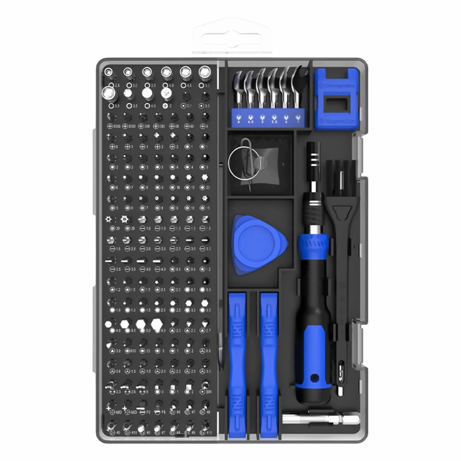 Zestaw wkrętaków precyzyjnych do elektroniki Ergonomiczne Narzędzie 160 W 1 | Wielofunkcyjny zestaw śrubokrętów Do warsztatu przemysłowego, komputera, laptopa, urządzeń