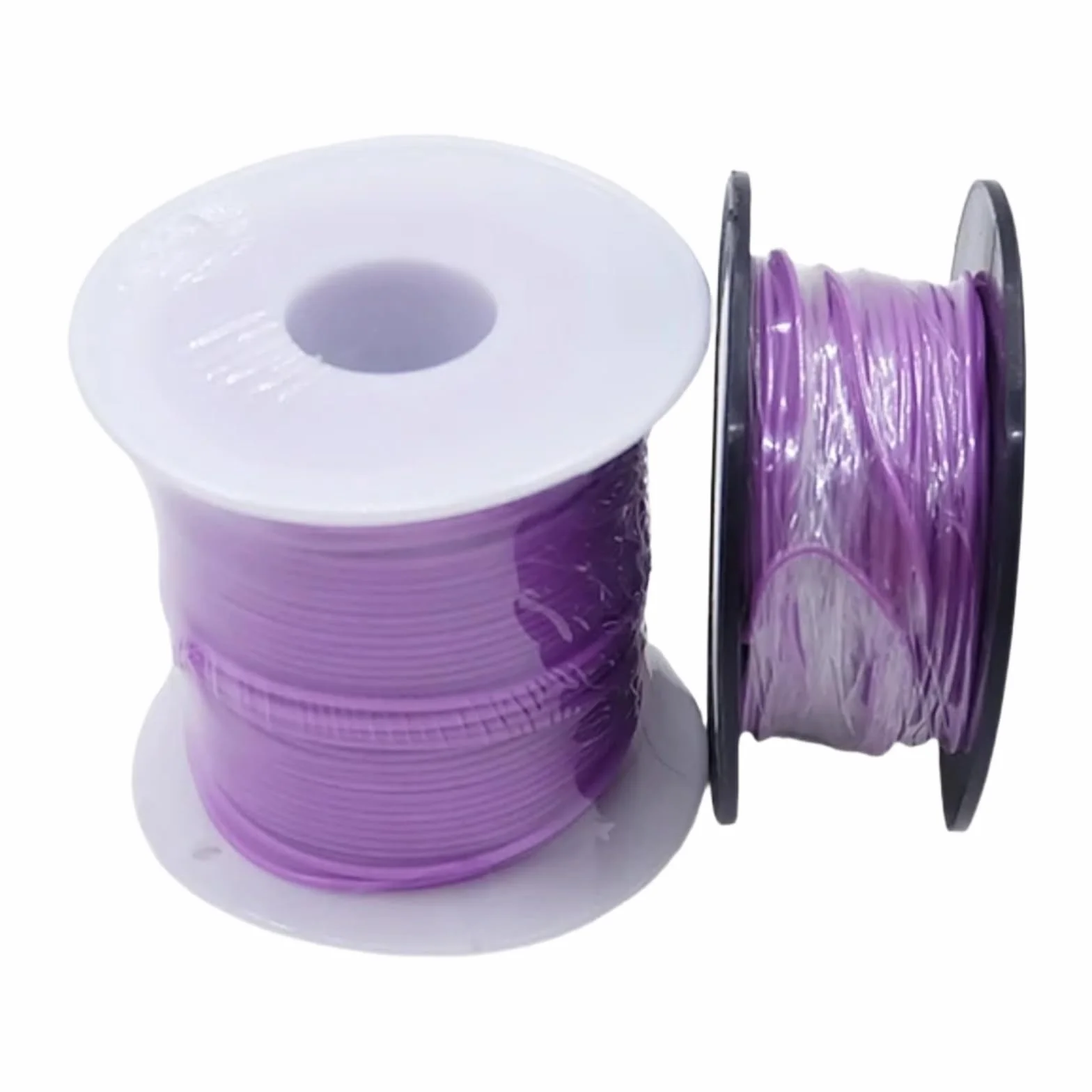 Ultra miękki kabel miedziany 1 rola elastyczny silikonowy 30/28/26/24/22/20AWGDIY kabel(PURPLE; 50M- (1 tom); 26AWG)