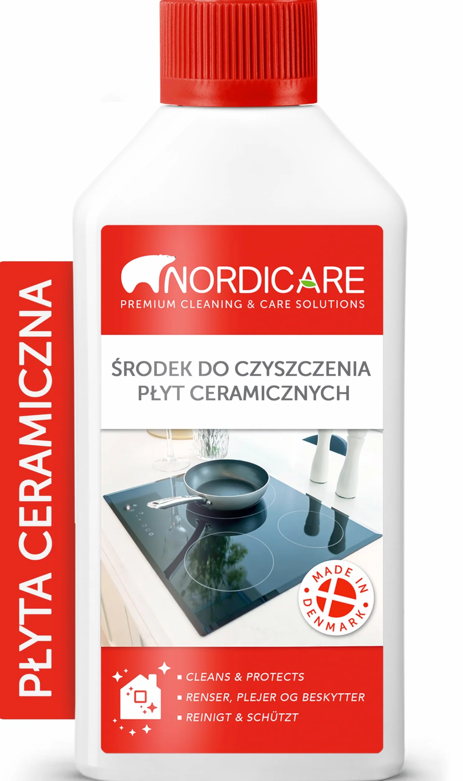 Nordicare Płyn do czyszczenia płyt ceramicznych [500ml]