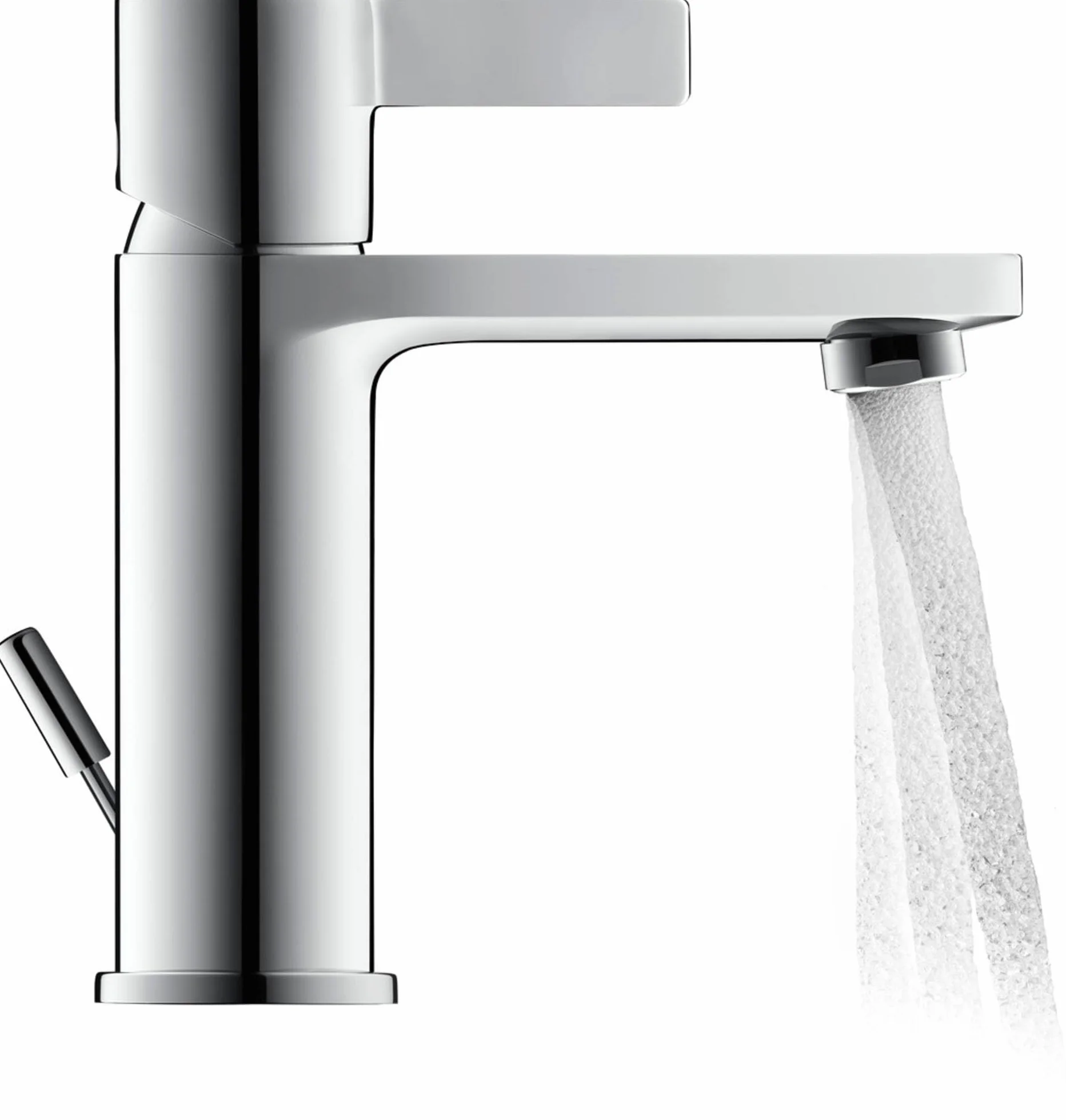 Duravit D-Neo Umywalka łazienkowa, Rozmiar M (wysokość ust 110 mm), Mikser umywalka łazienka z przesączkiem, chrom