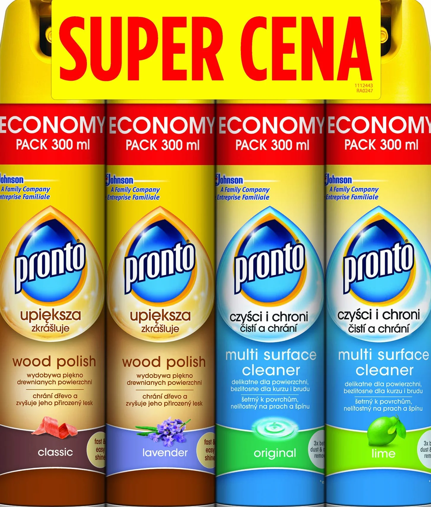 Pronto 689943 Środek do Czyszczenia Drewna, 1200 ml