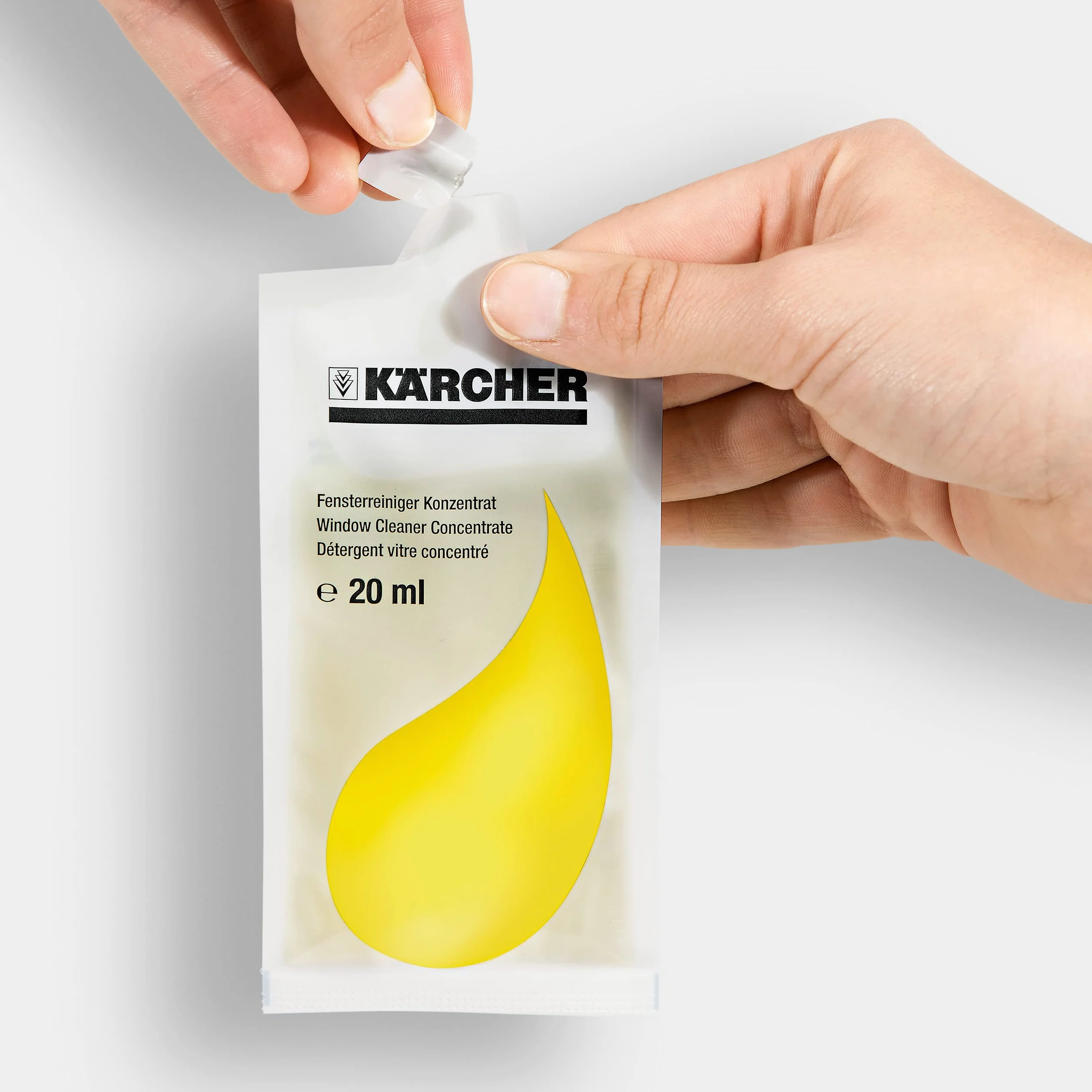 Kärcher Środek do czyszczenia szkła w koncentracie, 4 x 20 ml