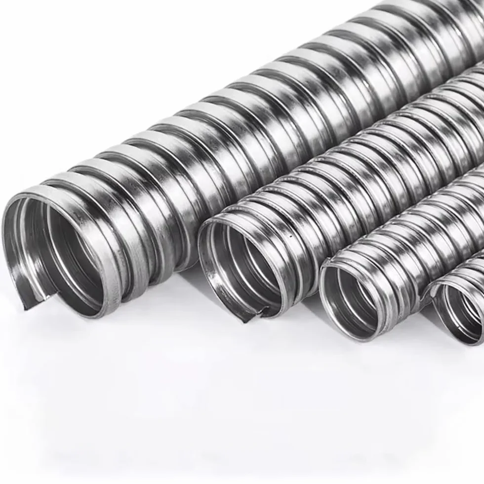 Wąż rurowy ze stali nierdzewnej, elastyczna metalowa osłona kabla do okablowania, średnica 6-100 mm, długość 1-5 m