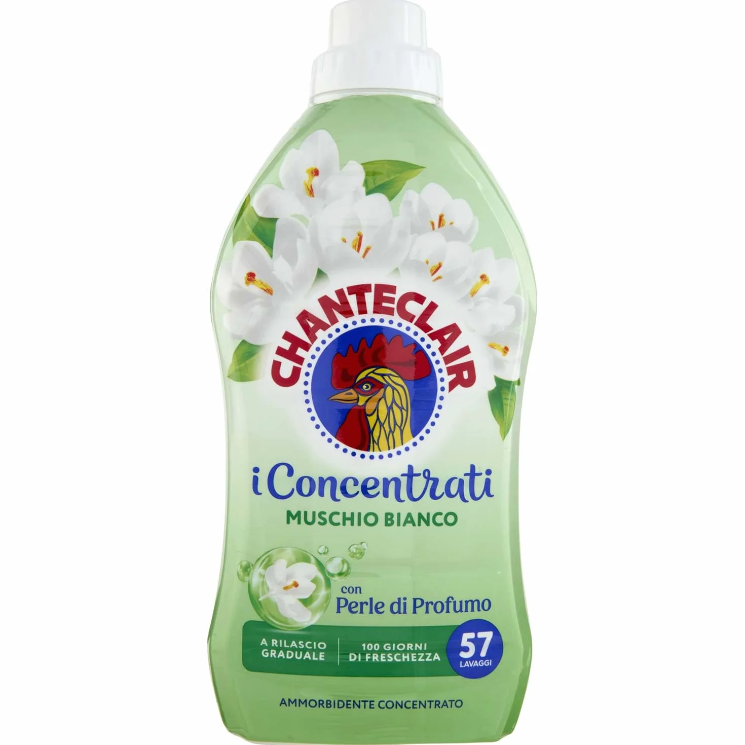 Chanteclair, Weichspüler I Konzentrat, 50 Waschgänge, weißer Moschus, 1 l