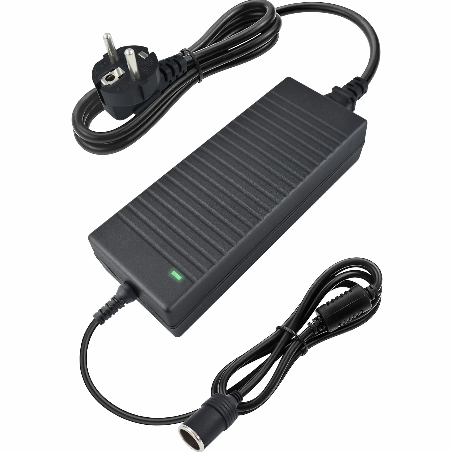 Transformator DC 220 V do 12 V 15 A 180 W, zasilacz o dużej mocy do taśm LED i urządzeń 12 V, zasilacz przeciwzwarciowy ze wzmocnionymi przewodami