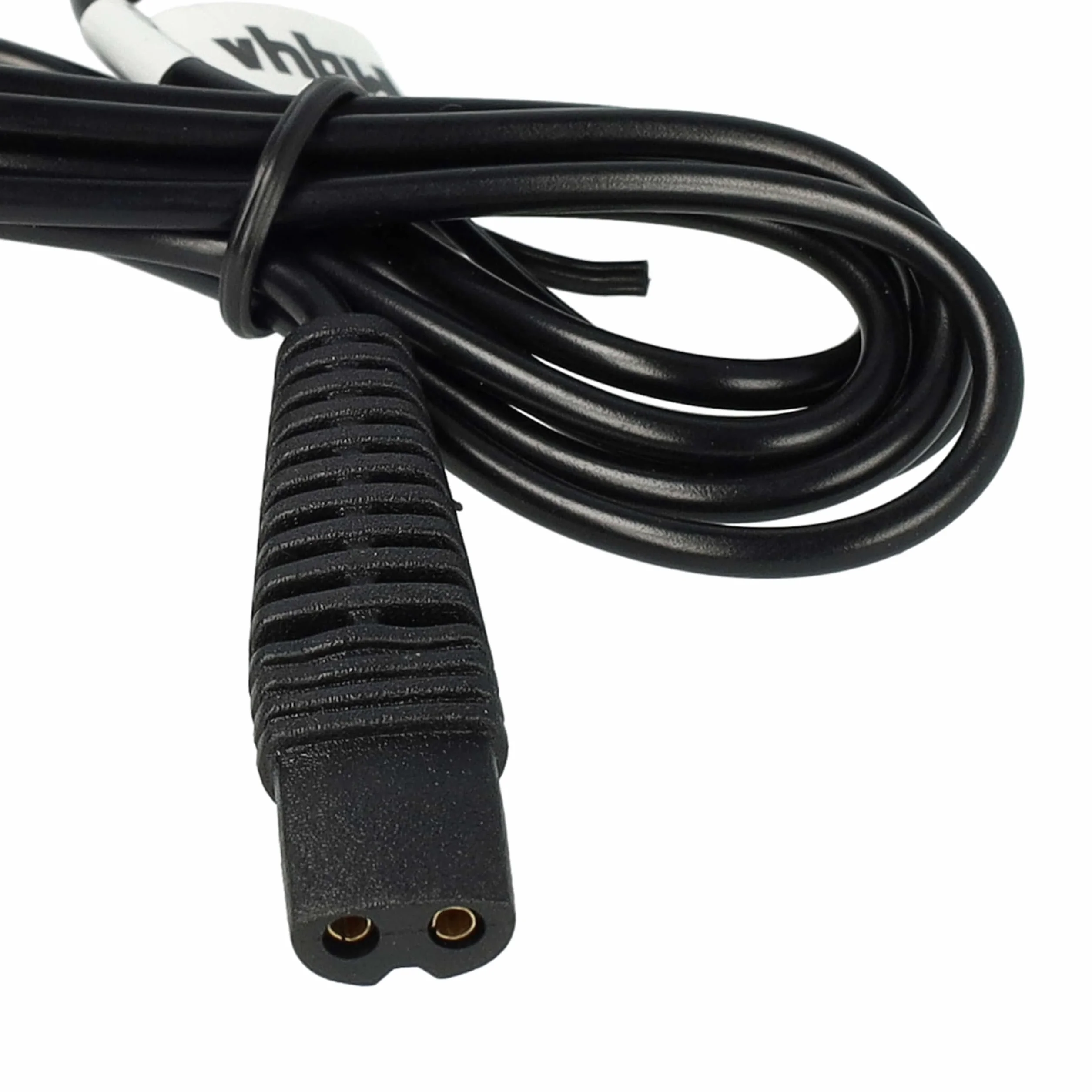 vhbw Kabel do ładowania kompatybilny z Oral-B Genius 9000S, 9000S, czarny, 9000S, biała szczoteczka do zębów 9000S, kabel zasilający, 120 cm, czarny