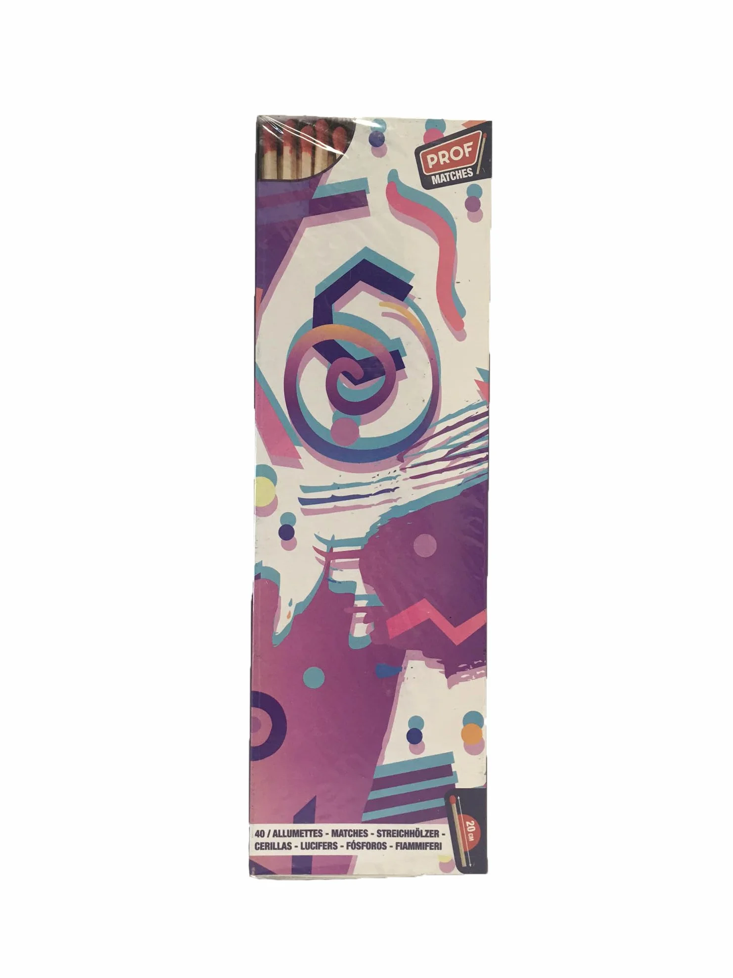 Generico Długie zapałki XXL drewniane 20 cm kij 40 zapałek do kominka, grilla, pieców