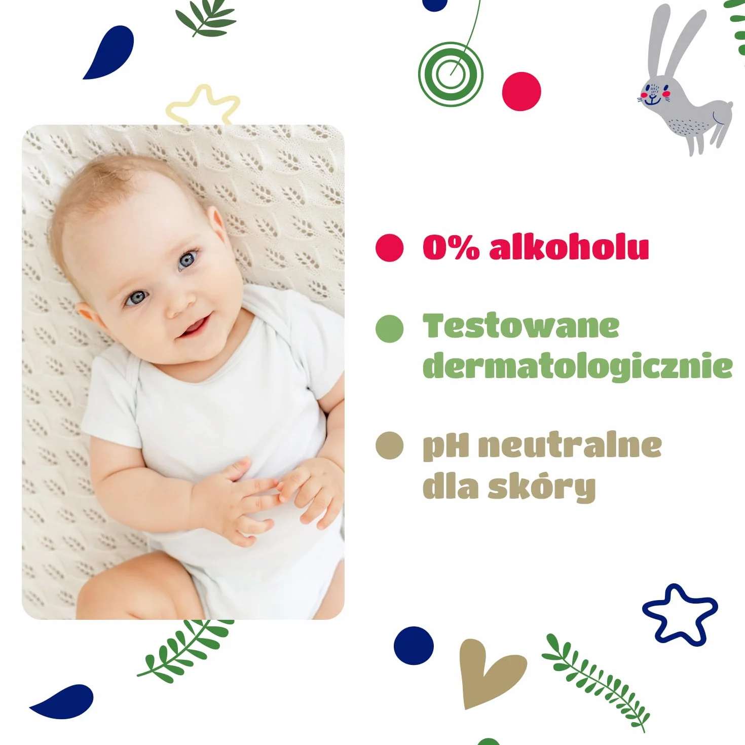 Kindii chusteczki nawilżane dla niemowląt i dzieci Natural Balance - działanie ochronne, nawilżające, regenerujące - delikatny zapach - zawierają alantoinę, emolienty - aloes - neutralne pH - 60 sztuk