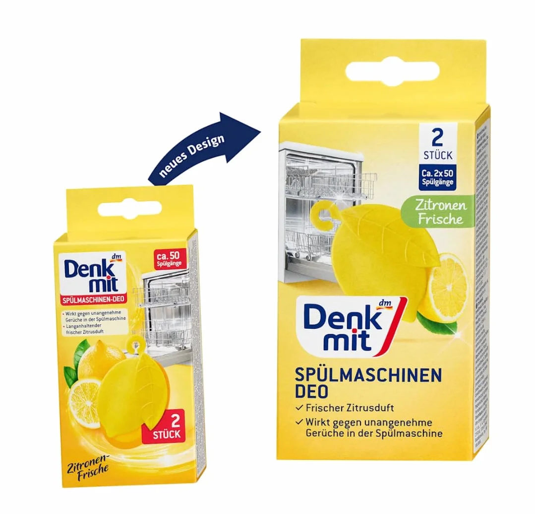 Denkmit Zmywarka Dezodorant świeży cytrynowy, 1 szt.