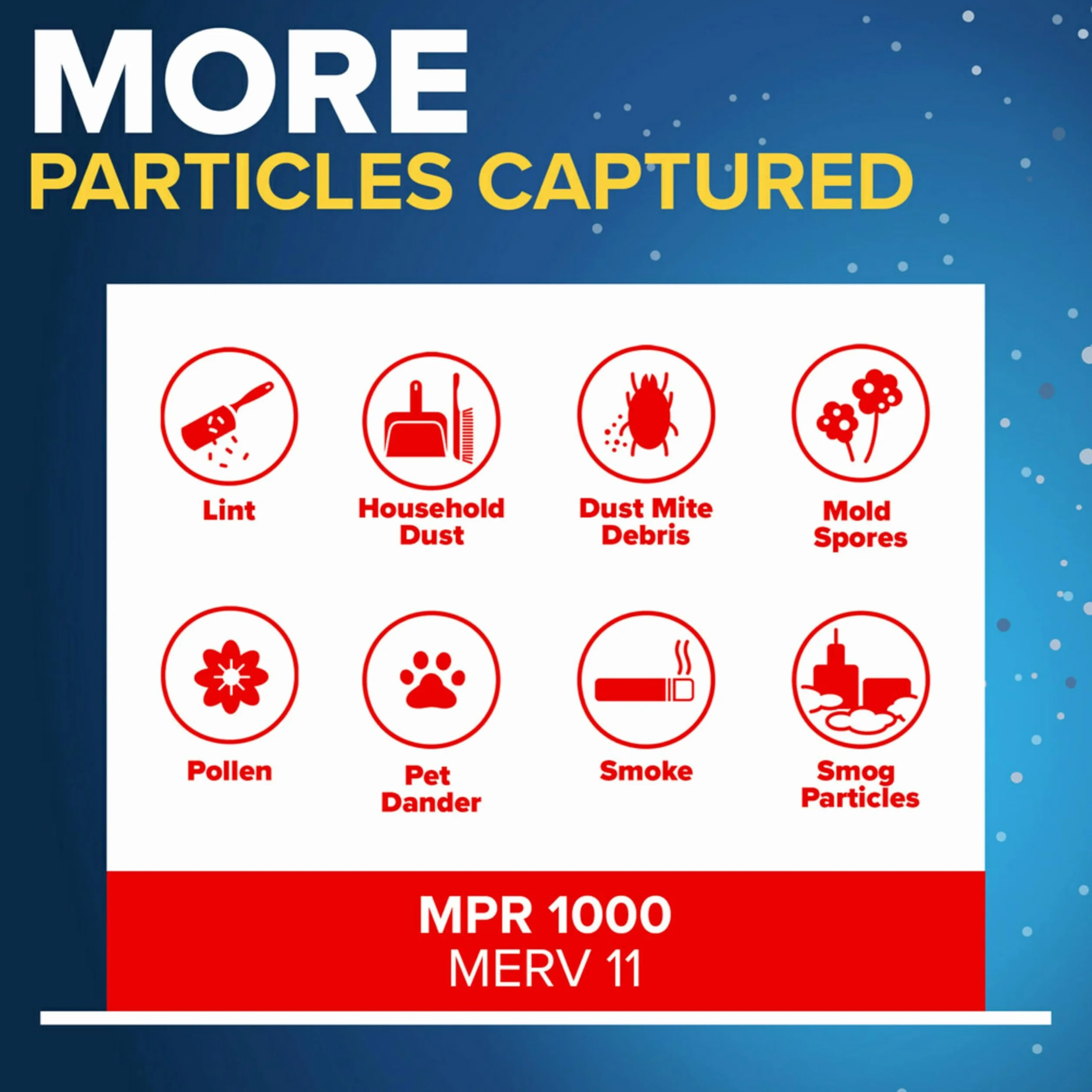 Filtrete Filtr powietrza 16 x 25 x 4, MPR 1000, MERV 11, ochrona przed alergenami 12 miesięcy, 4-calowe filtry powietrza, 4 filtry (40 cm x 62,4 cm x 10,9 cm)