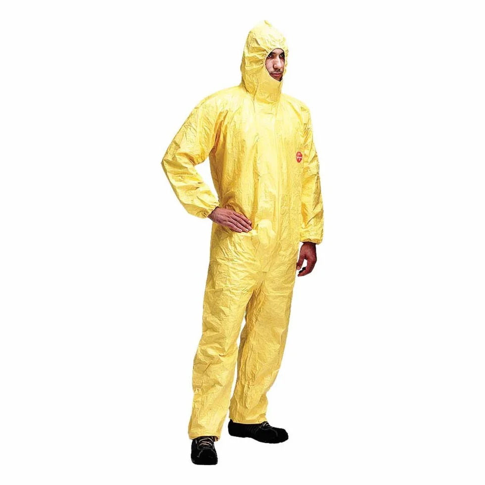 Dupont Tyvek Tychem C kombinezon chemiczny, żółty