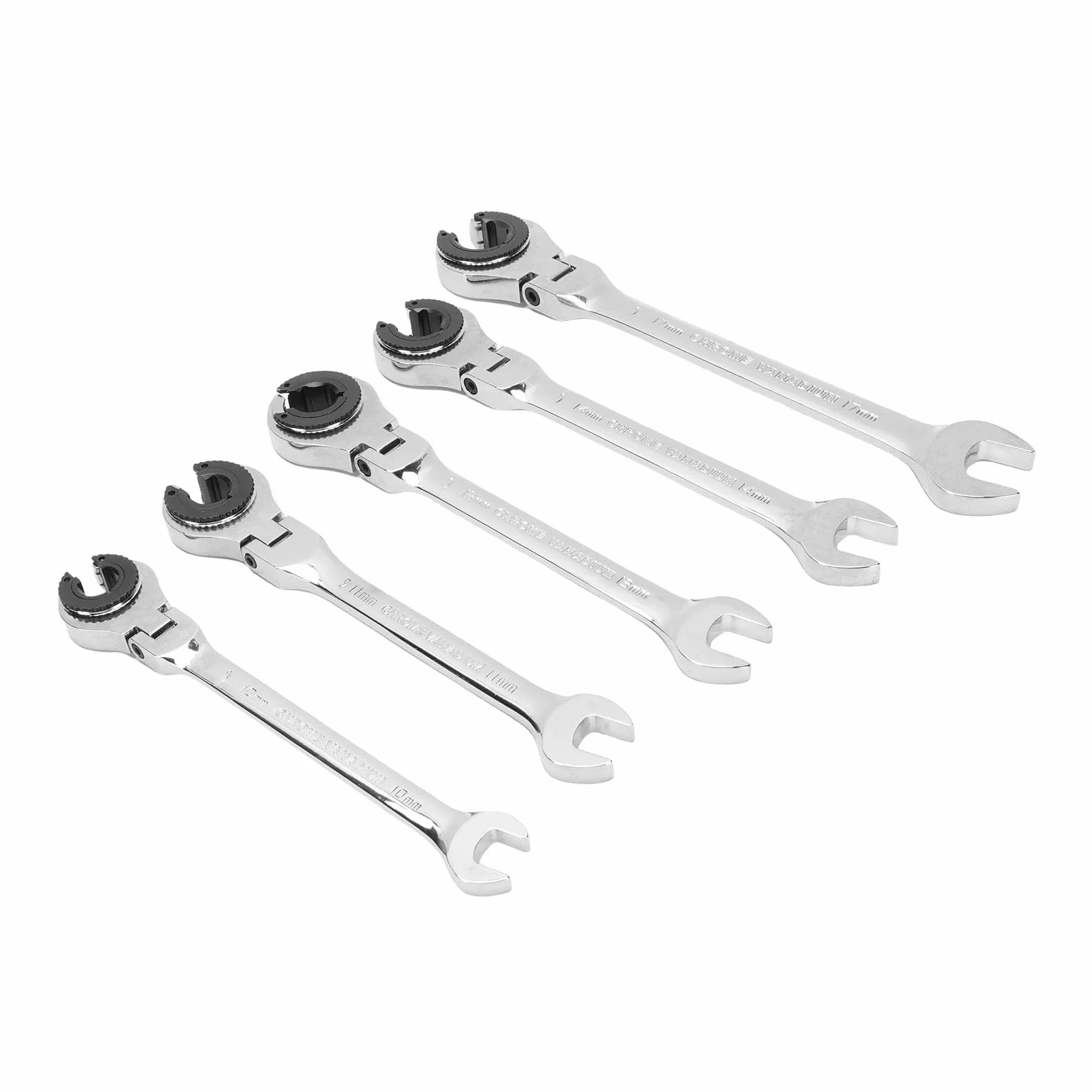 Cuifati Zestaw Klucza Rurowego, Oszczędzanie Siły 10 Mm 11 Mm 13 14 17 Podwójny Klucz Otwarty Klucz do Nakrętek Rurowych