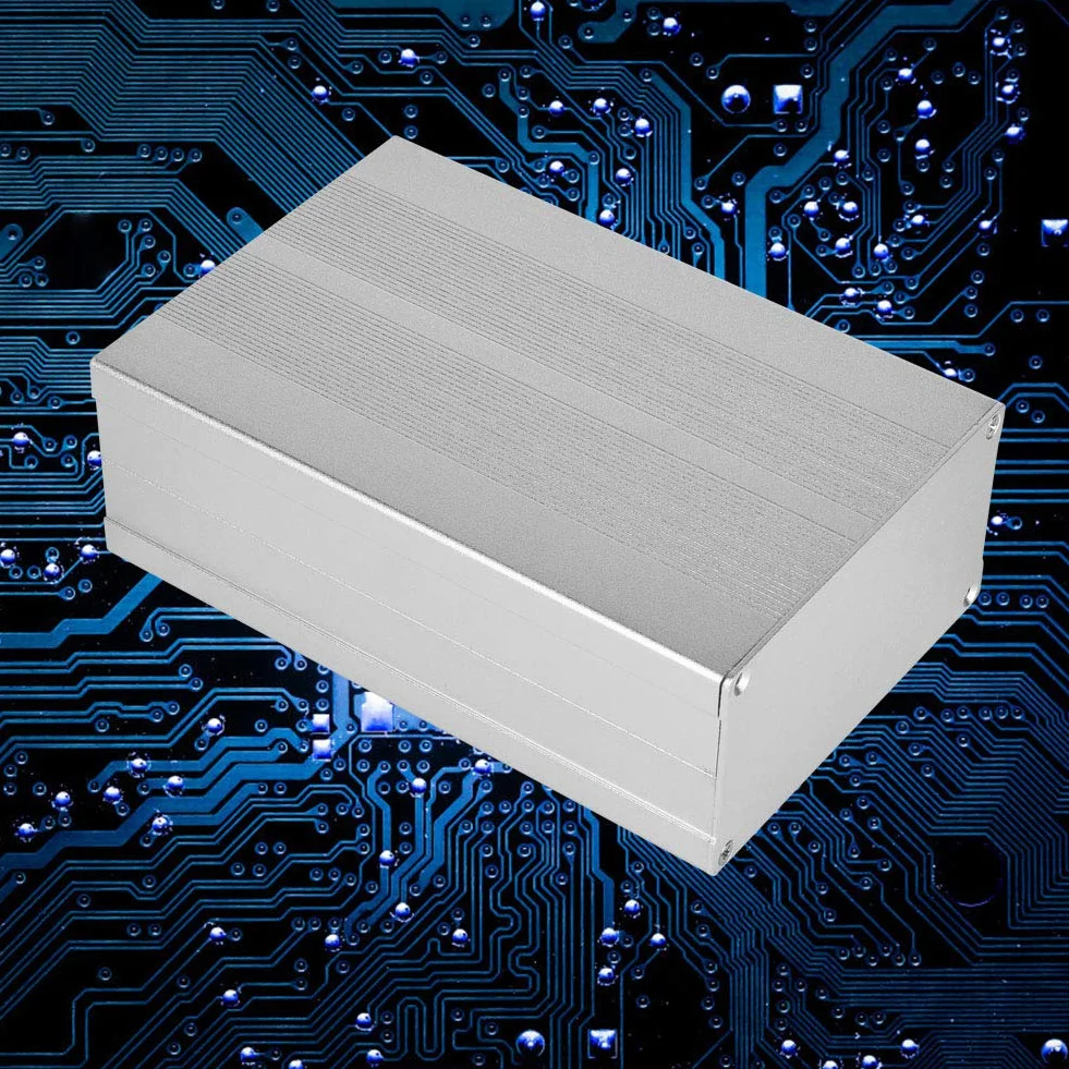Aluminiowa Obudowa Montażowa PCB, Obudowa Instrumentu DIY Electronic Project, 55x106x160mm, Grubość Przegrody 1,25-1,5mm