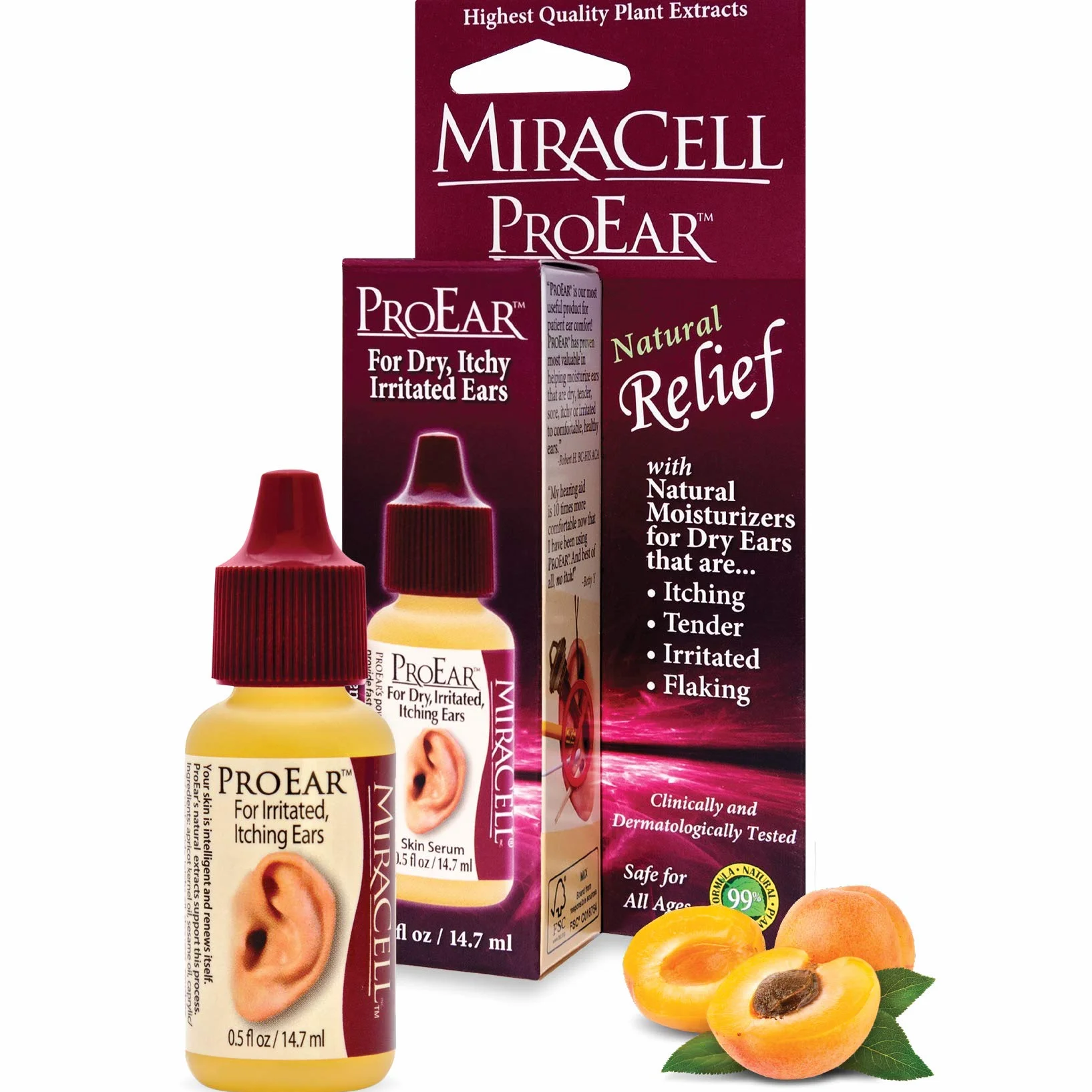 Miracell ProEar 0.5 OZ for Itchy Irritated Ears