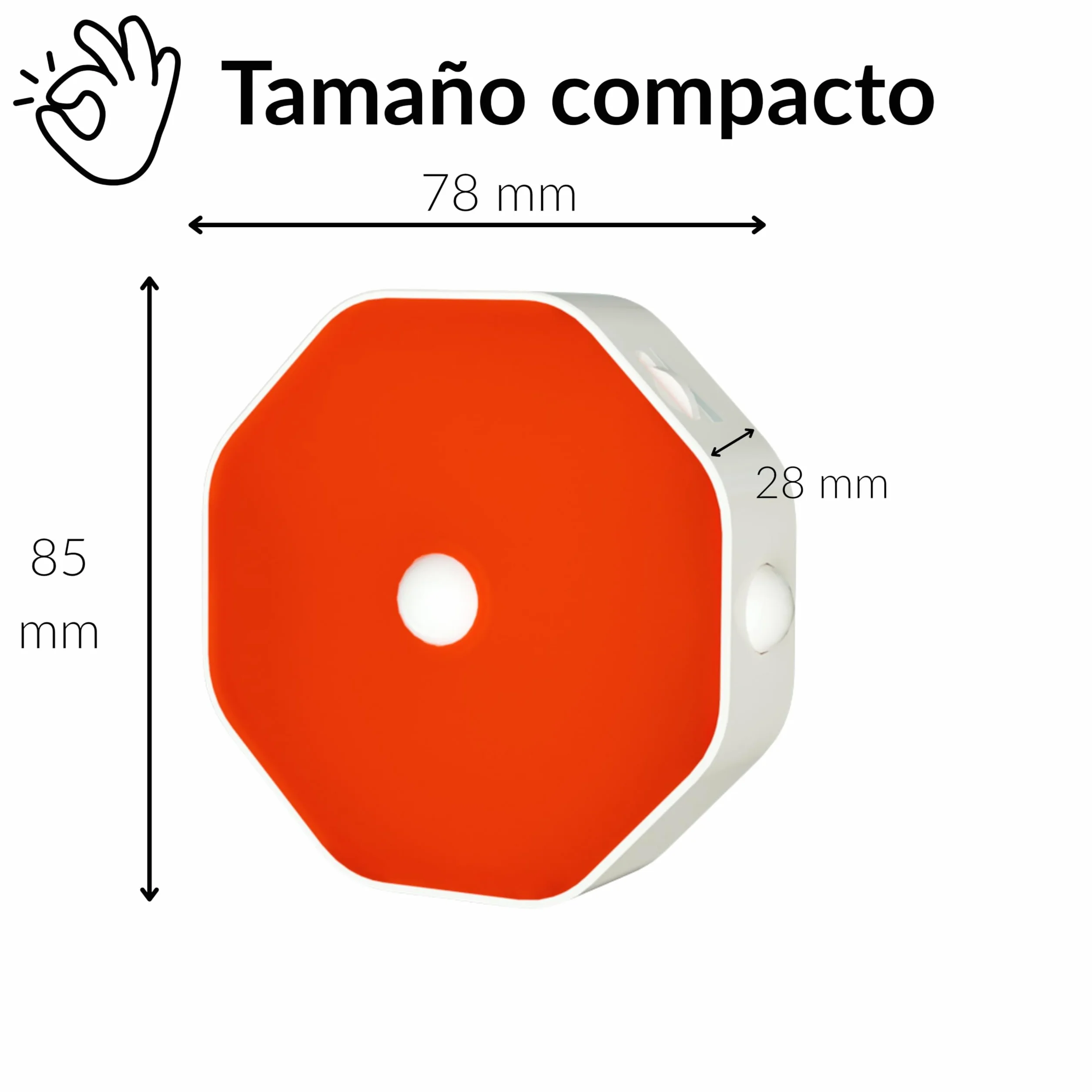Toys4Boys Czerwona lampka nocna z czujnikiem ruchu, magnetyczna lampa LED, idealna jako lampka do czytania z baterią 1000 mAh, ładowalna przez USB-C, możliwość ściemniania, do pokoju dziecięcego lub