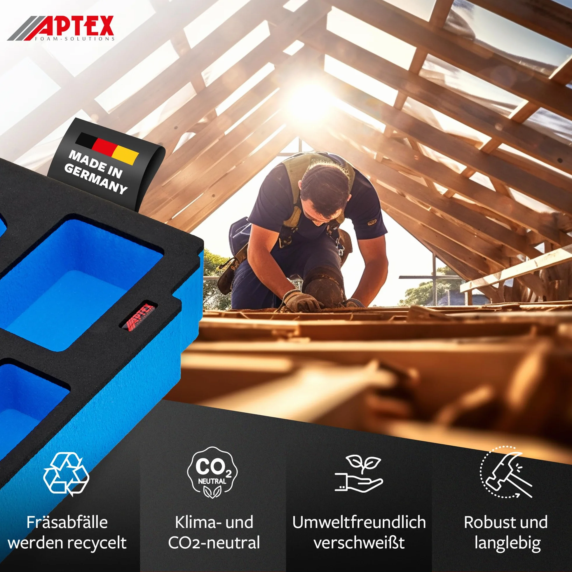 Makita Aptex Schaumeinlage für DJV 181 Akku-Pendelhubstichsäge MakPac Gr. 2-3