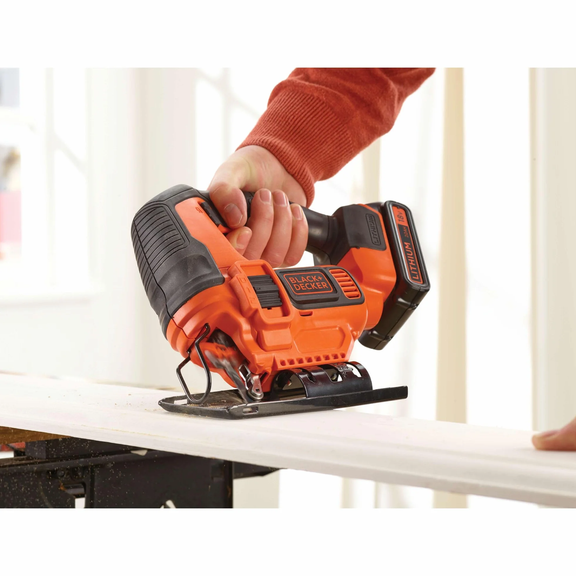 BLACK+DECKER Wyrzynarka akum., 18V, bez akum. i ład, BDCJS18N-XJ