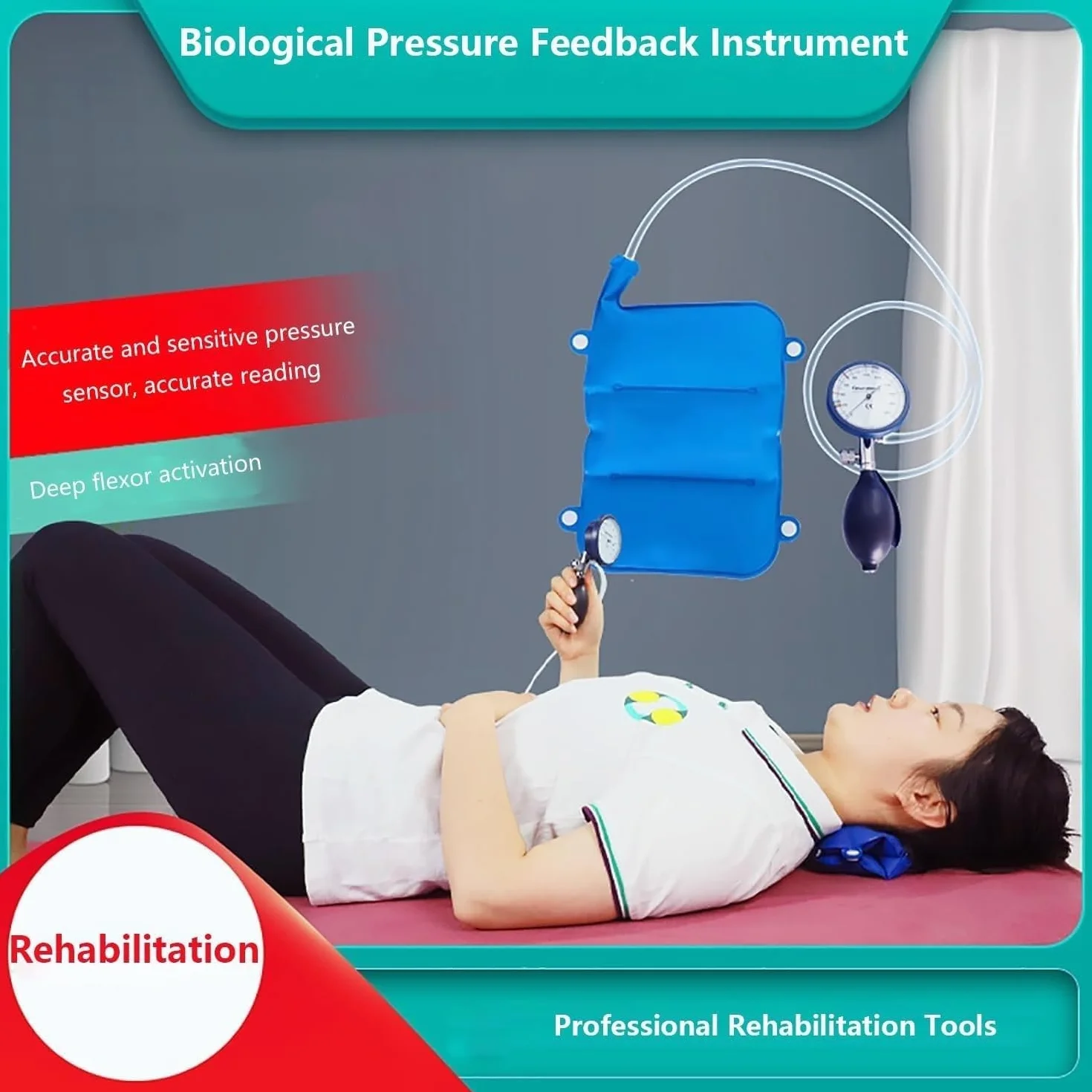 Stabilizatory rdzenia Ciśnienie BioFeedback, stabilizator terapii Popraw postawę i łagodzi bóle pleców dzięki stabilizatorowi lędźwiowemu