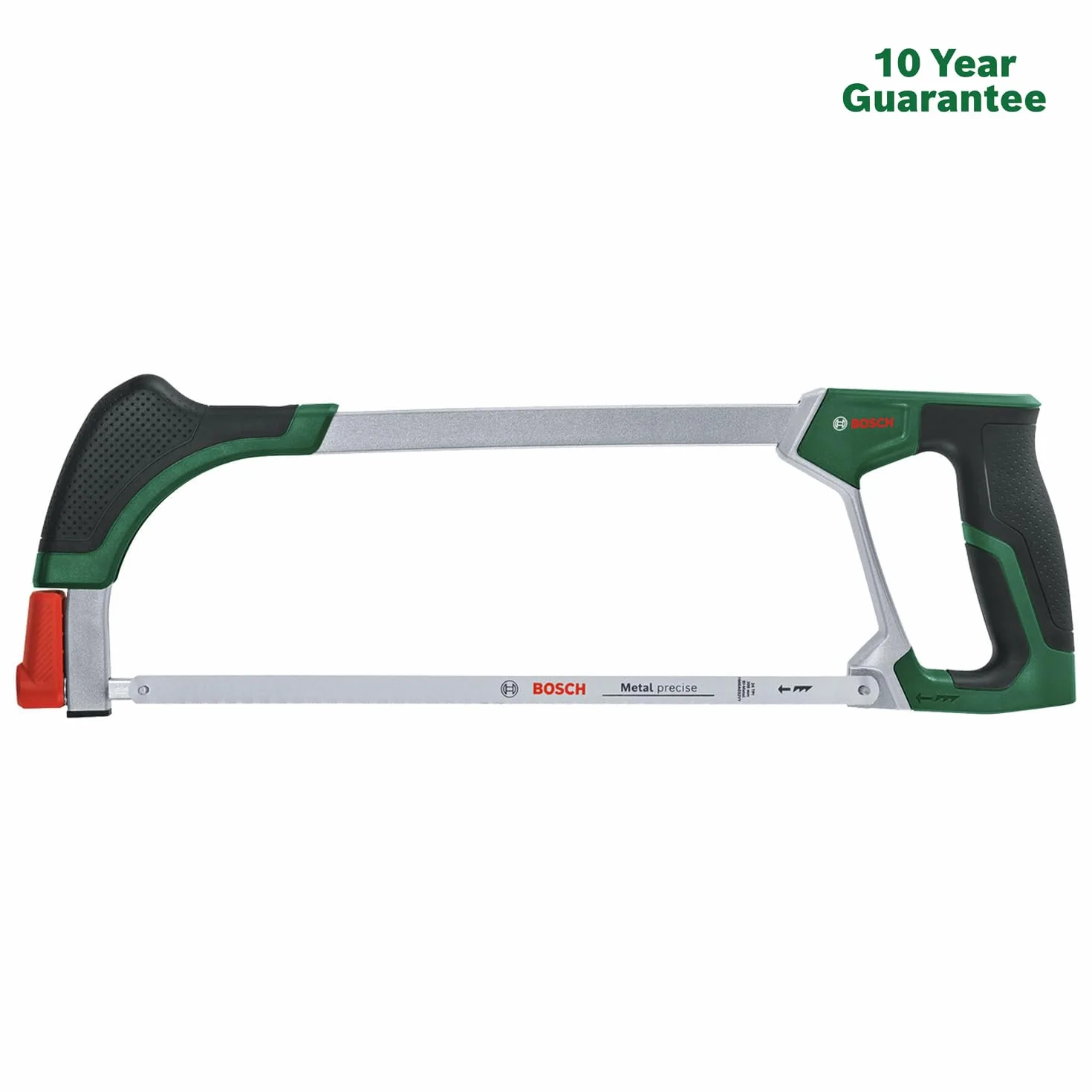 Bosch piłka do metalu 300 mm + 3 zapasowe brzeszcz. (4 trwałymi bimet. brzeszcz. do metalu, drewna i inn. materiałów, mechanizm szybk. zwalniania brzeszczotu, miękka okł. Softgrip) – Amazon Edition