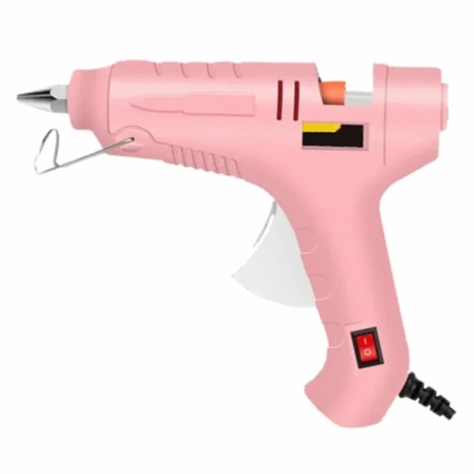 Pistolet Do Kleju Na GorąCo 20/60W Pistolet Do Klejenia Na Gorąco Mini Pistolety Przemysłowe Do Użytku Domowego Pistolet Kleje W Sztyfcie Elektryczne Narzędzie Do Naprawy Kleju Temperaturowego(L pink