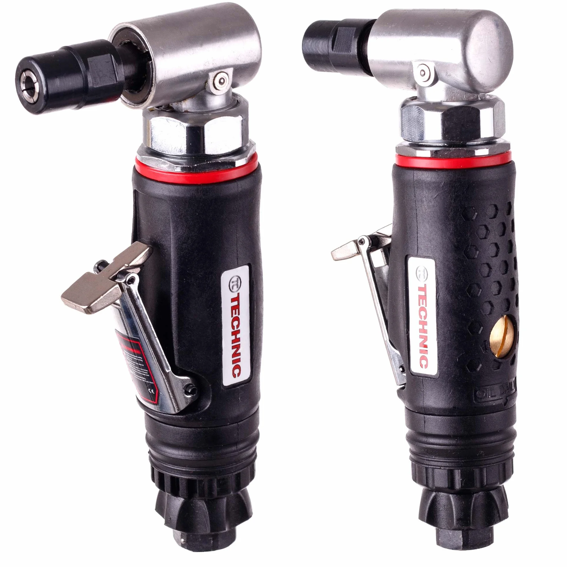 2x pneumatyczne kamienie szlifierskie kątowe i proste tarcze 50mm 75mm