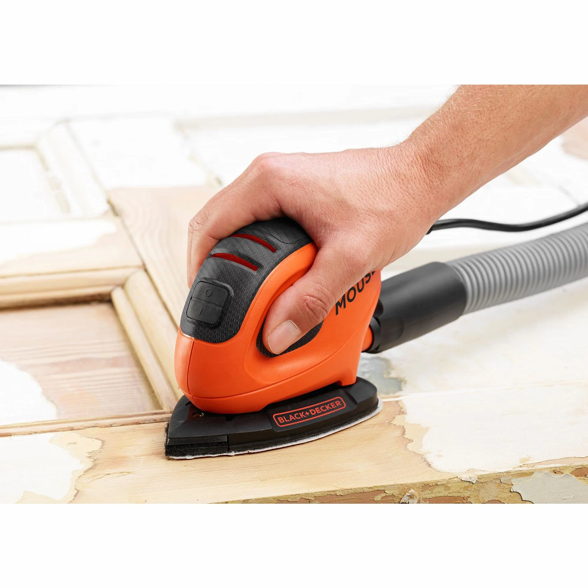 BLACK + DECKER Szlifierka pod mysz 55 W z 10 akcesoriami w miękkiej torbie, BEW230BC-QS