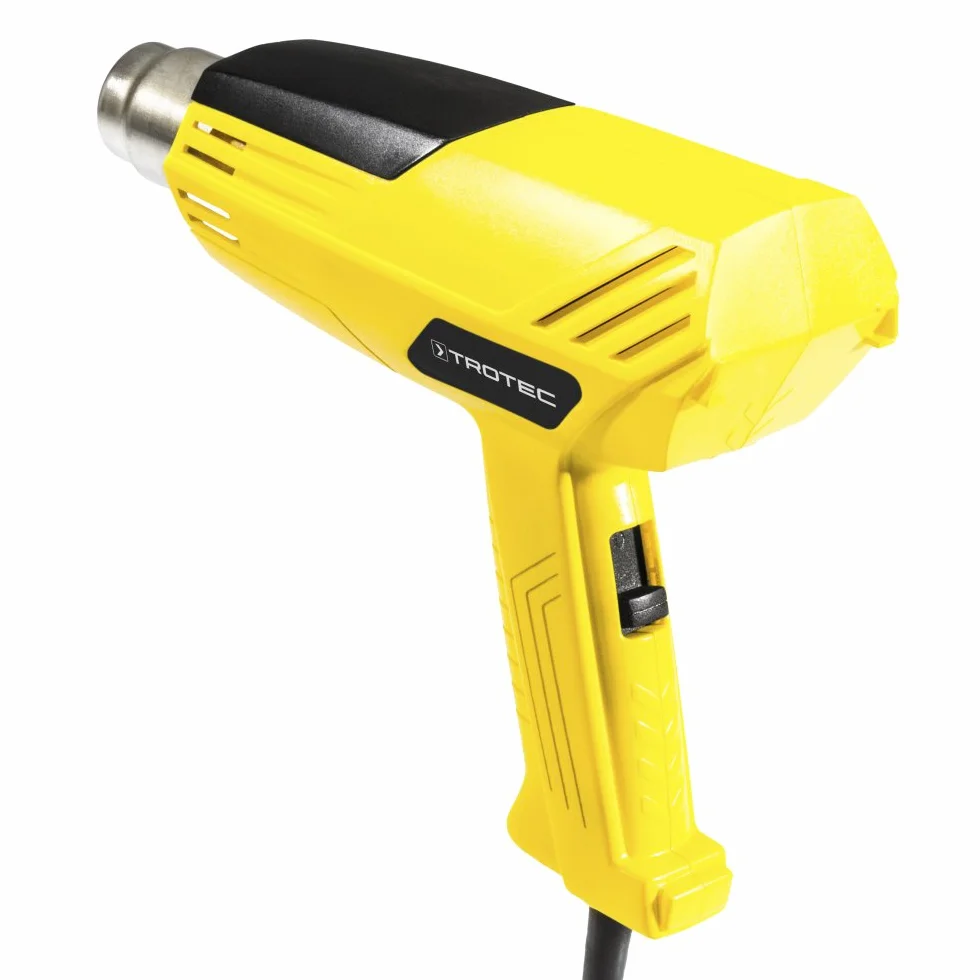 TROTEC Opalarka HyStream 200 Pistolet na gorące powietrze moc 2000 W z zestawem dysz do lutowania, sklejania, deformacji, kurczenia, suszenia