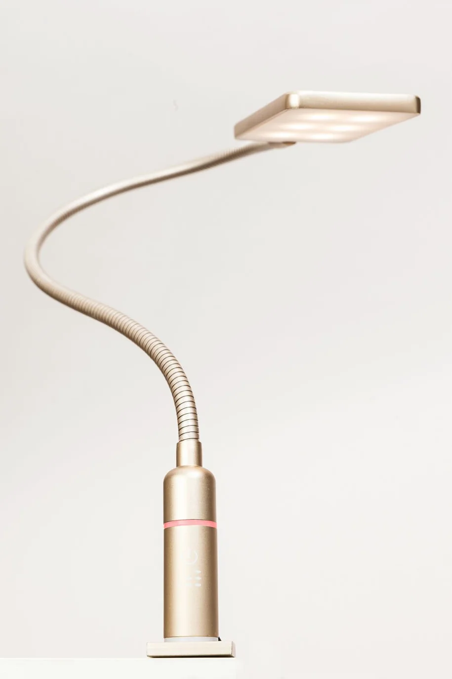 4 W LED lampka do czytania, elastyczna lampka nocna, lampka nocna, lampka do czytania, do wyboru: 1 szt. zestaw mosiądz matowy