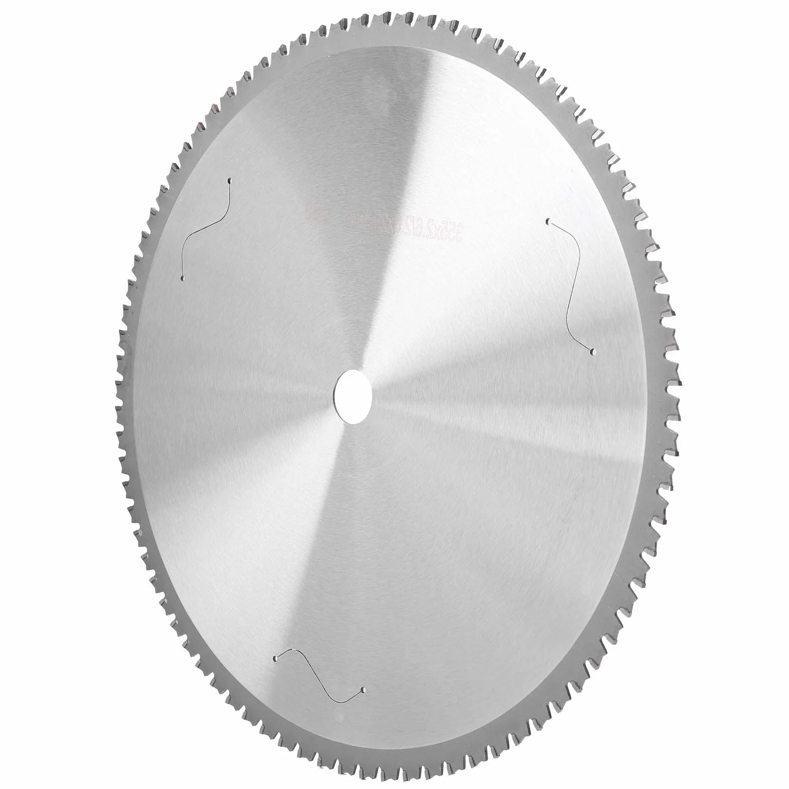 Generic Piła Tarczowa do Cięcia Metalu, 80 Zębów, Stal Szybkotnąca, 355 Mm, do pił Tarczowych, pił Stołowych, Srebrna 1 szt.