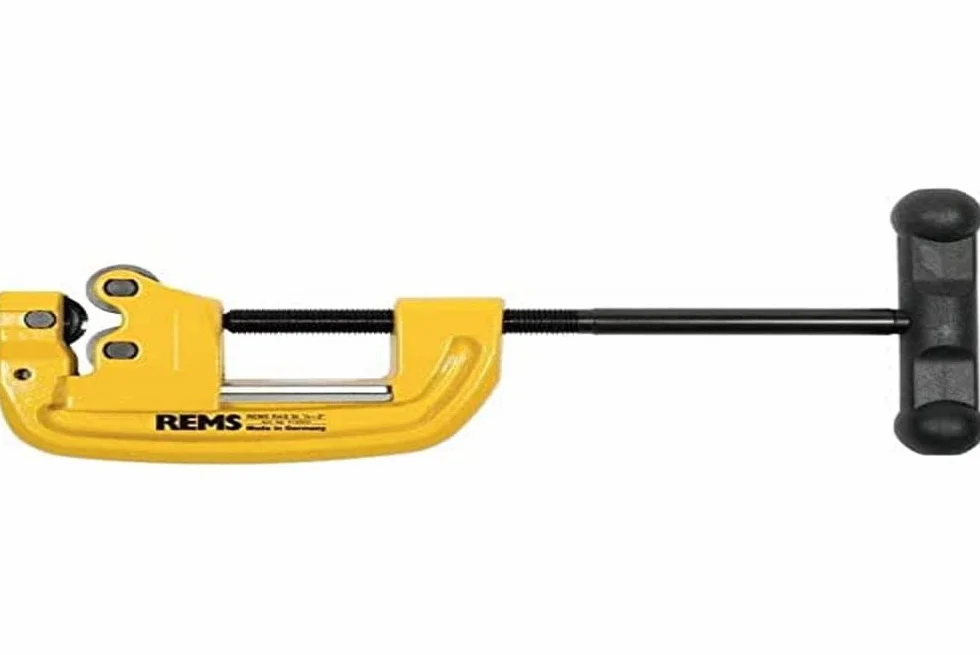REMS przycinarka do rur RAS St 1/8-2" - narzędzie instalacyjne do oddzielania rur, do rur stalowych, tylko 1 koło tnące do rur Ø – 4" (10 – 115 mm), grubość ścian s ≤ 8 mm do stali. RAS 1/8-2"