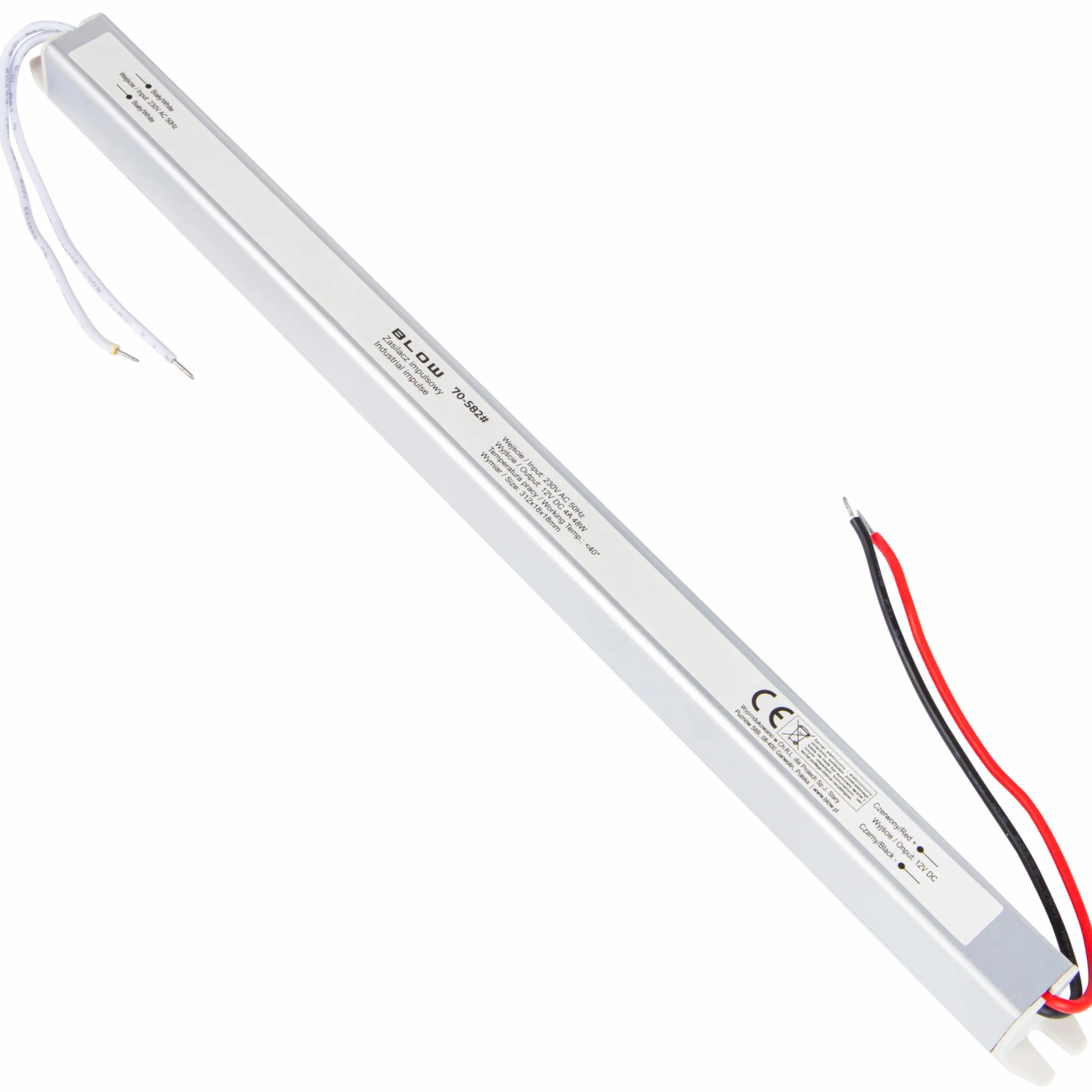 BLOW Zasilacz taśm LED ULTRA SLIM IP20 12V 4A 48W