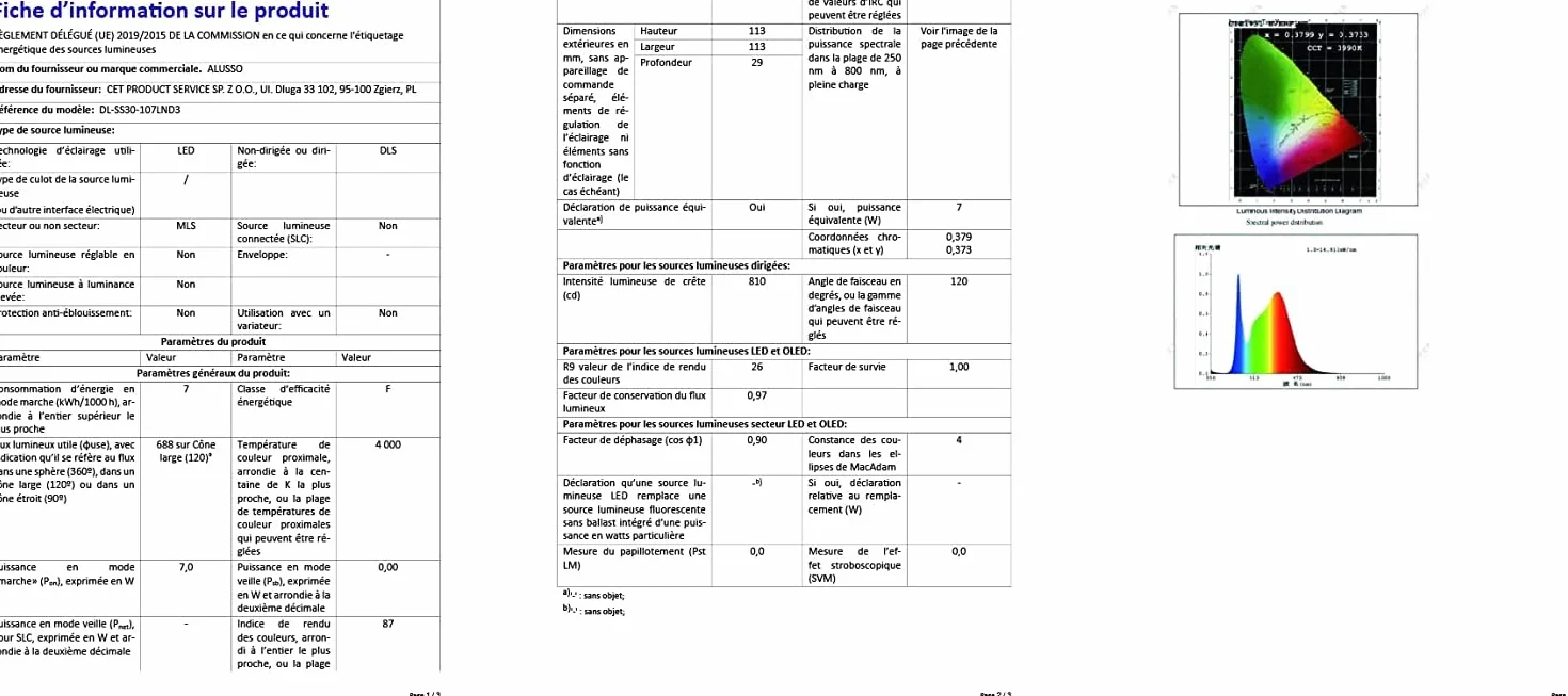 ALUSSO Reflektor Wpuszczany LED 230V, 7W 580LM Reflektor Łazienkowy, IP44 Oprawy Wpuszczane Ciepła Biel 3000K Neutralna Biel 4000K Zimna Biel 6500K Regulowane, Do Łazienki, Nikiel, 6 Sztuk