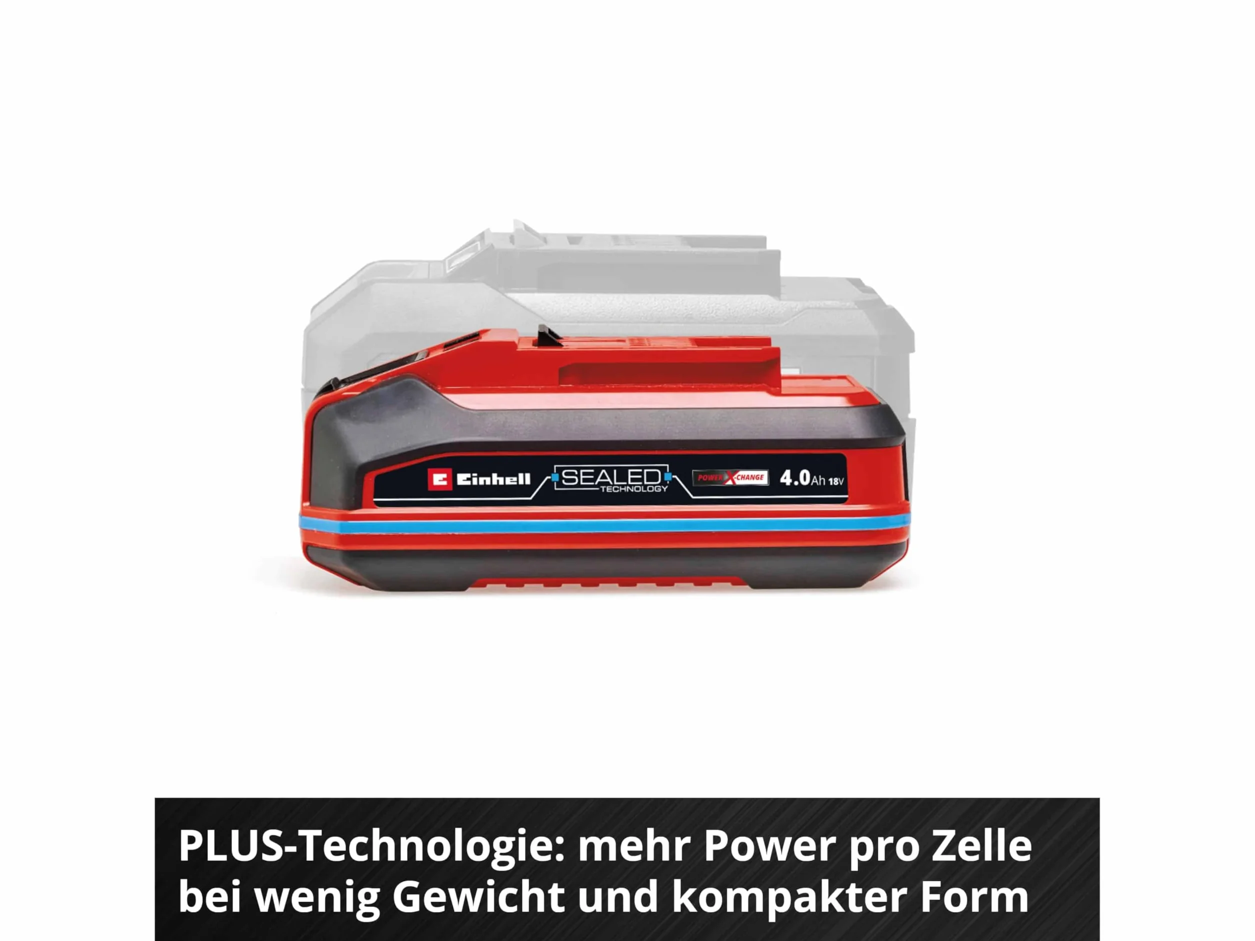 Einhell Wodoodporna bateria 4,0 Ah SEALED Power X-Change PLUS (litowo-jonowa, 18 V, do wszystkich urządzeń Einhell Power X-Change, zabezpieczona przed kurzem i strumieniem wody)