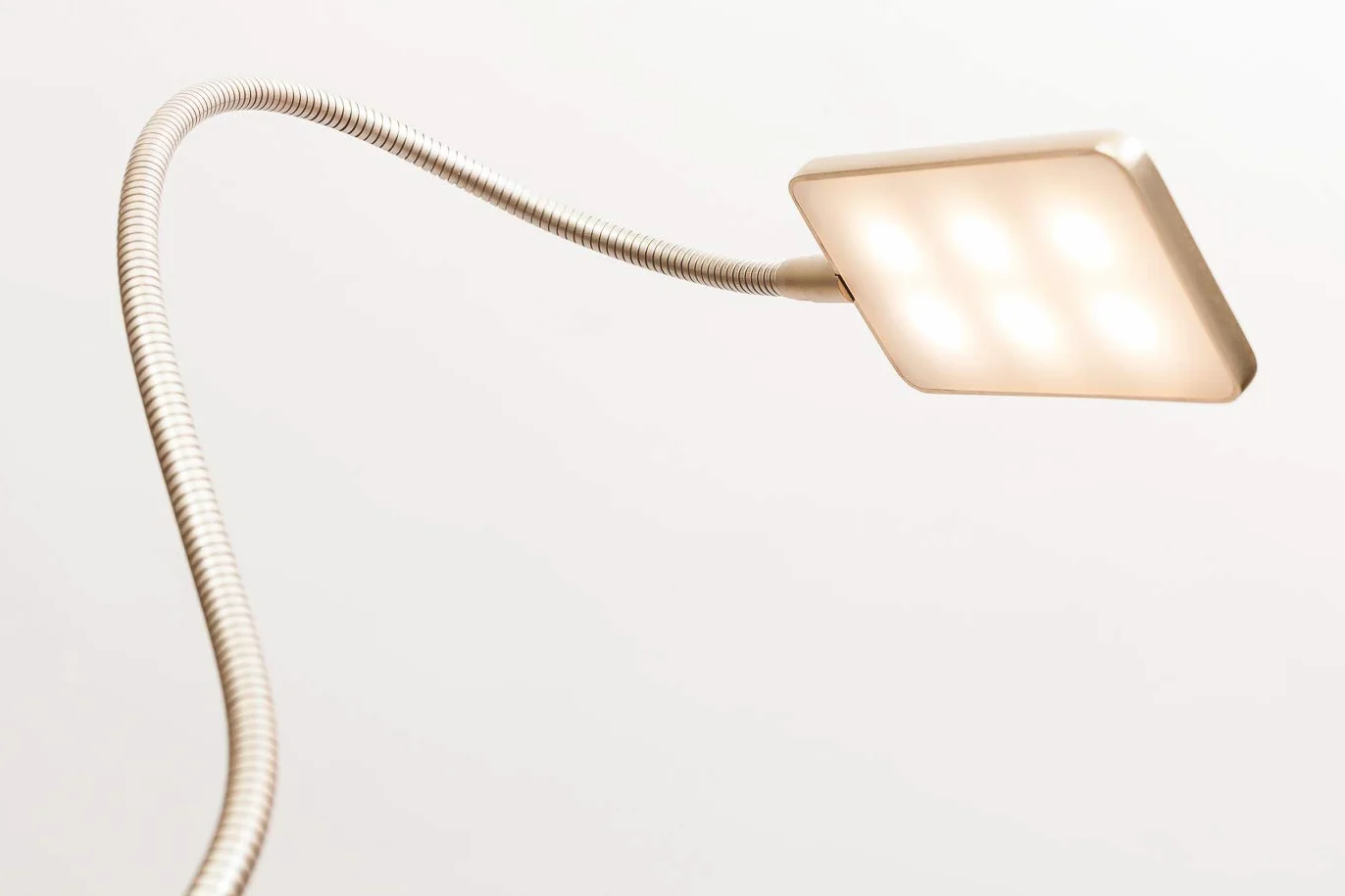 4 W LED lampka do czytania, elastyczna lampka nocna, lampka nocna, lampka do czytania, do wyboru: 1 szt. zestaw mosiądz matowy