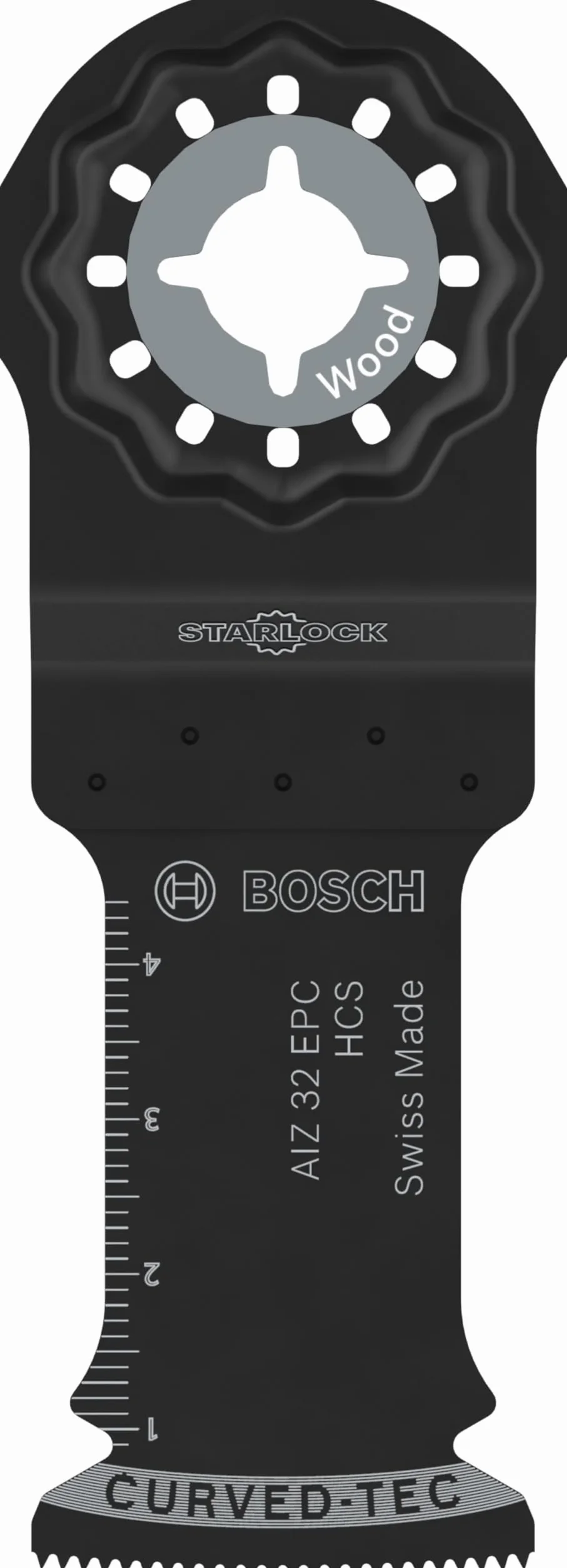 Bosch 1x Brzeszczot do cięcia wgłębnego AIZ 32 EPC (do Miękkie drewno, Szerokość 32 mm, Professional Akcesoria Narzędzie wielofunkcyjne)