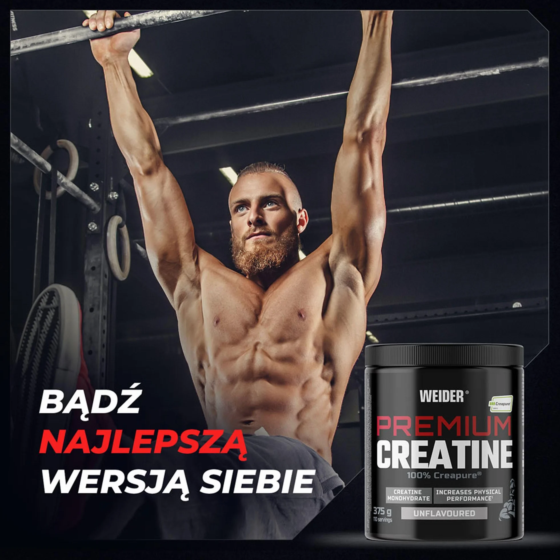 Weider Premium Creatine 375 g Monohydrat Kreatyny Creapure